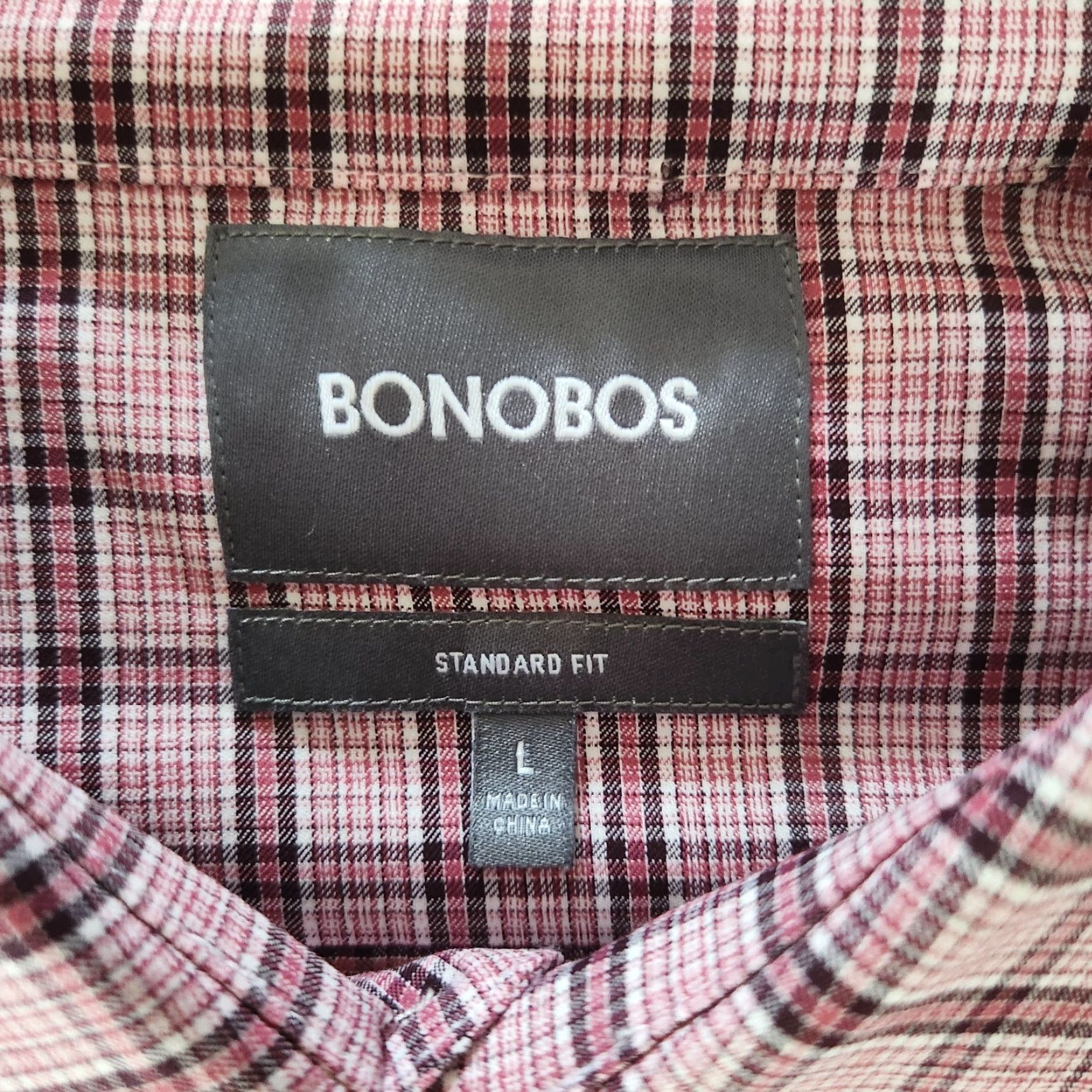 Bonobos Bonobos Stretch Button-Down Shirt Plaid Stripe Long Sleeve Mens L Multicolor Standard Fit Button-Up Men’s L Size US L / EU 52-54 / 3 - 3 Thumbnail