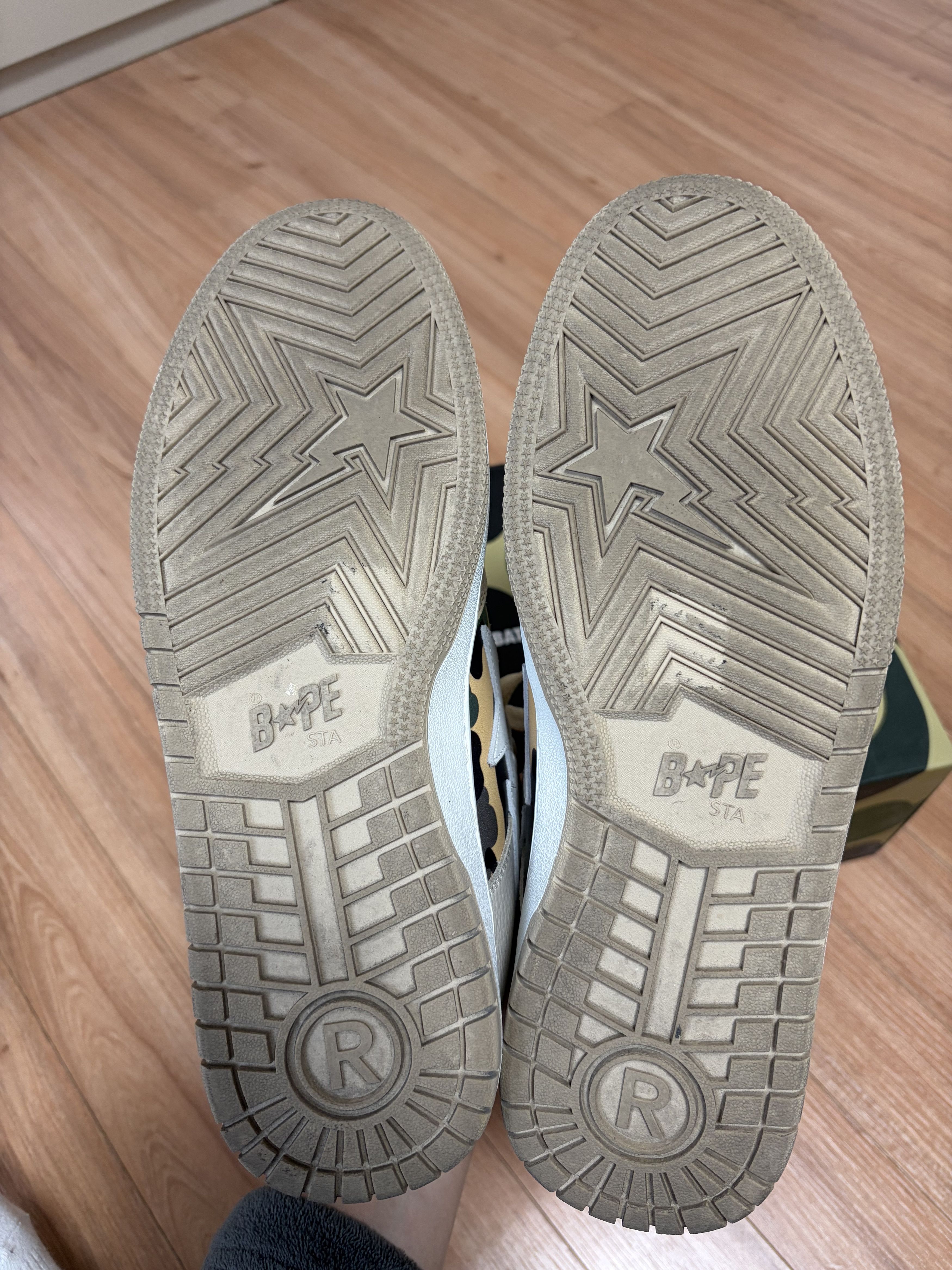 Bape BAPE SK8 STA Beige Size US 10 / EU 43 - 7 Thumbnail