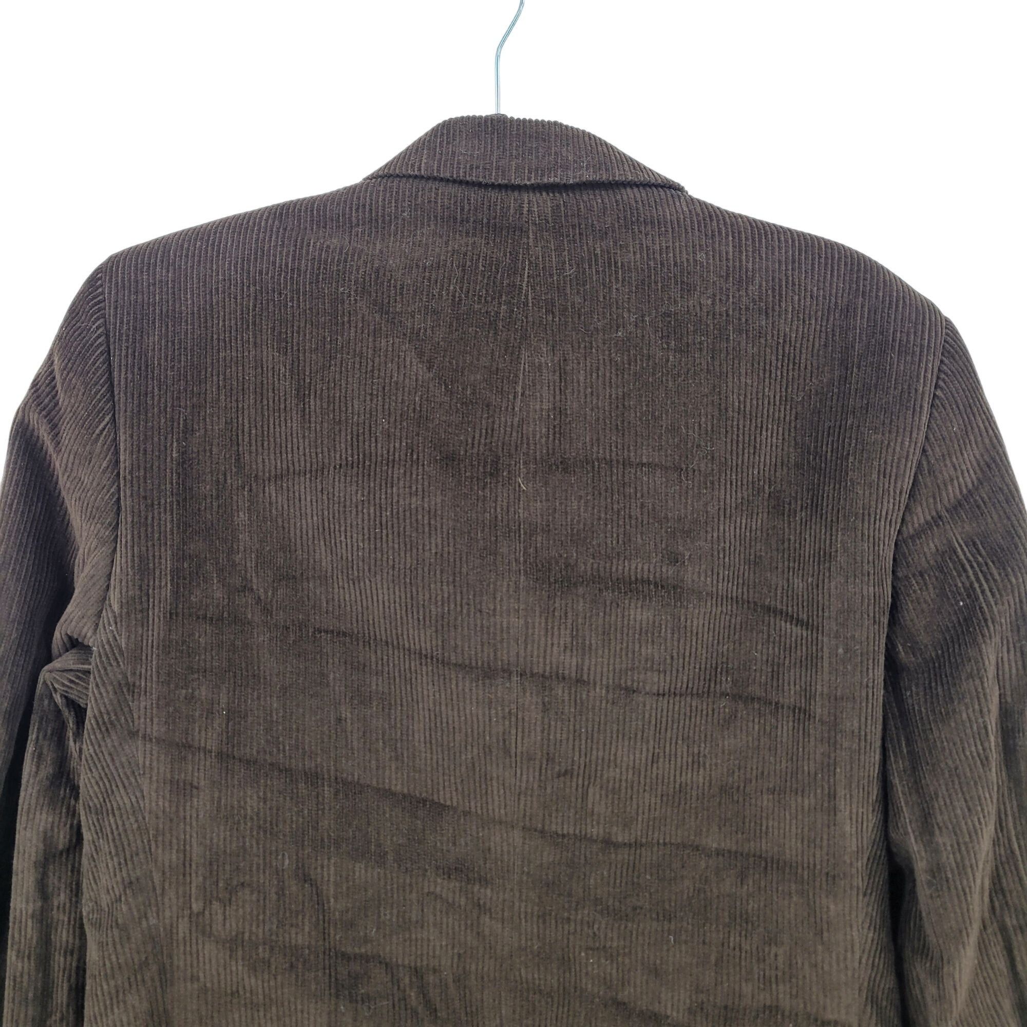 Other Giovani Mens Regular Fit Corduroy Sports Jacket 46 Brown Co Size 46R - 9 Thumbnail