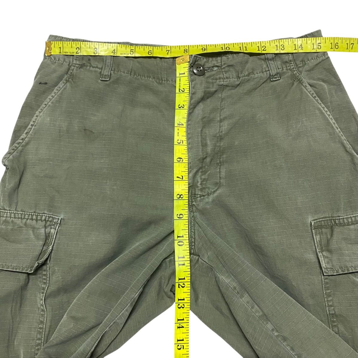 Vintage Vintage 60s Vietnam War Ripstop Poplin Trouser OG-107 Size US 30 / EU 46 - 15 Thumbnail