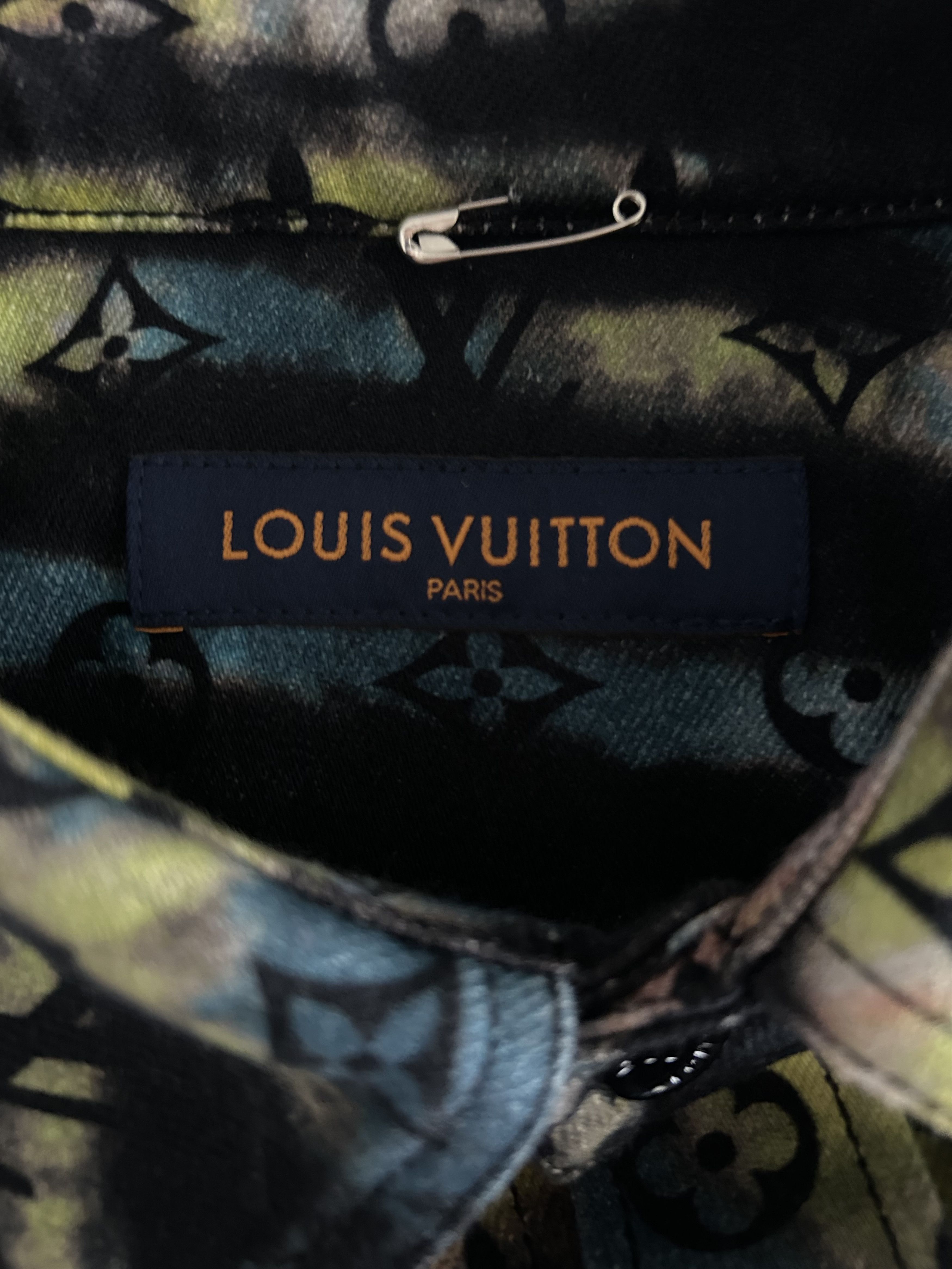 Louis Vuitton Louis Vuitton Multicolor Tie-Dye Monogram Overcoat Size US XL / EU 56 / 4 - 3 Thumbnail