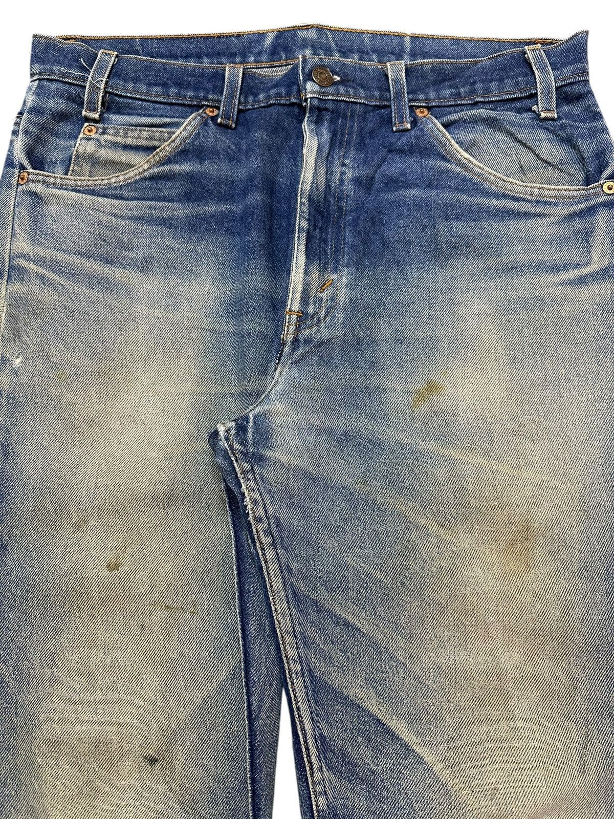 Levi's Vintage 80s Levis Orange Tab Faded Wash Distress Jeans Size US 33 - 4 Thumbnail