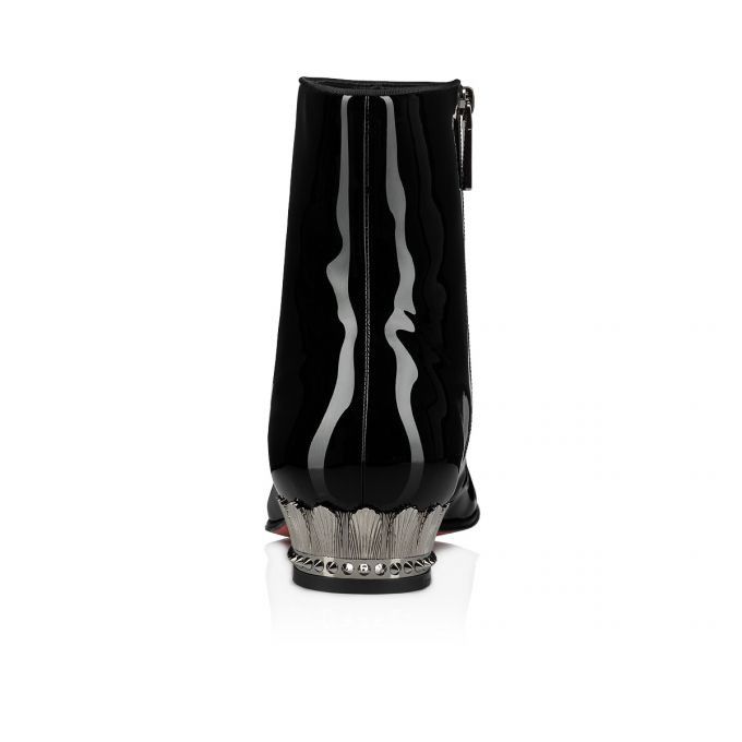Christian Louboutin o1s1wg111224 Greggy Chick Flat Velvet in Black Size US 11 / EU 44 - 3 Thumbnail