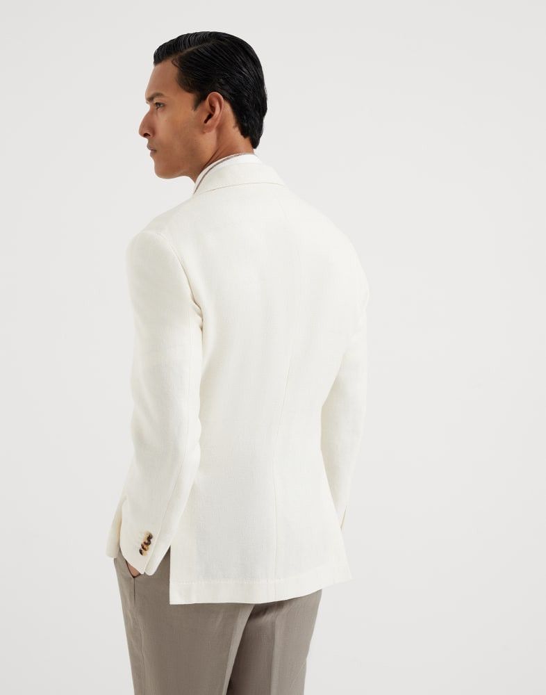 Brunello Cucinelli o1w1db10825 Suit-Type Jacket in White Size US M / EU 48-50 / 2 - 5 Thumbnail