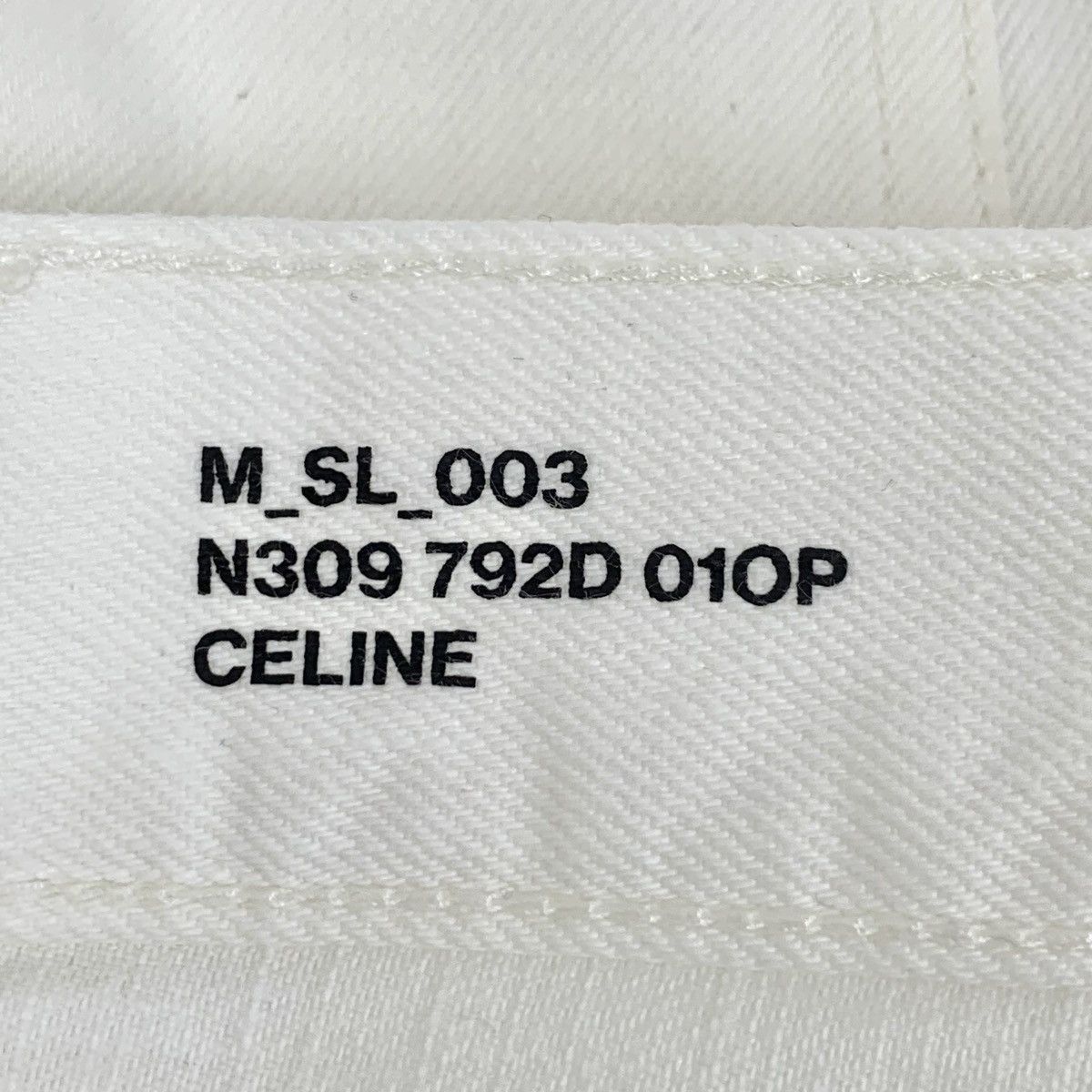 Dior Dior White Cotton Straight Leg Pants K26WX Size 28" / US 6 / IT 42 - 6 Thumbnail