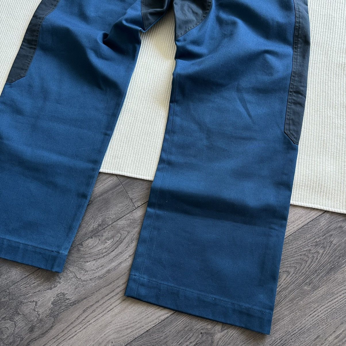 Nicholas Daley NICHOLAS DALEY Two-Tone Waxed Cotton Pullcord Trousers Size US 30 / EU 46 - 11 Thumbnail