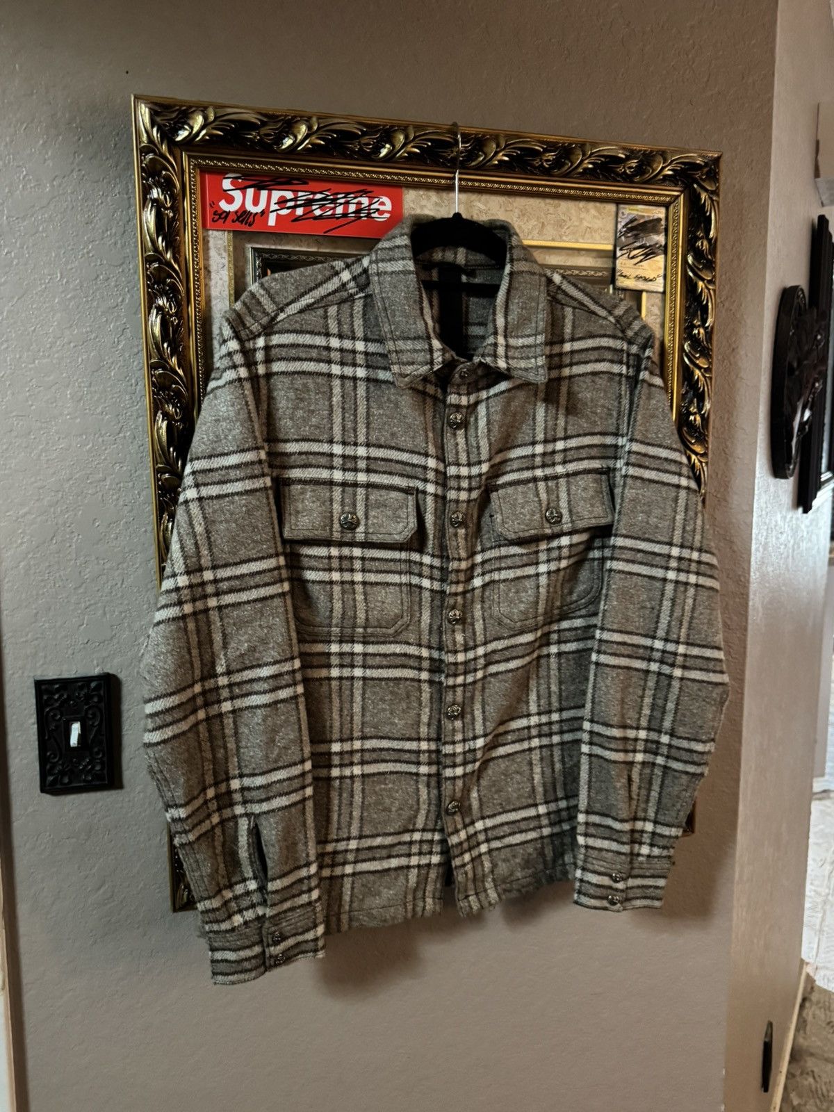 Chrome Hearts Chrome Hearts Workdog Button Up Flannel Size US M / EU 48-50 / 2 - 3 Thumbnail