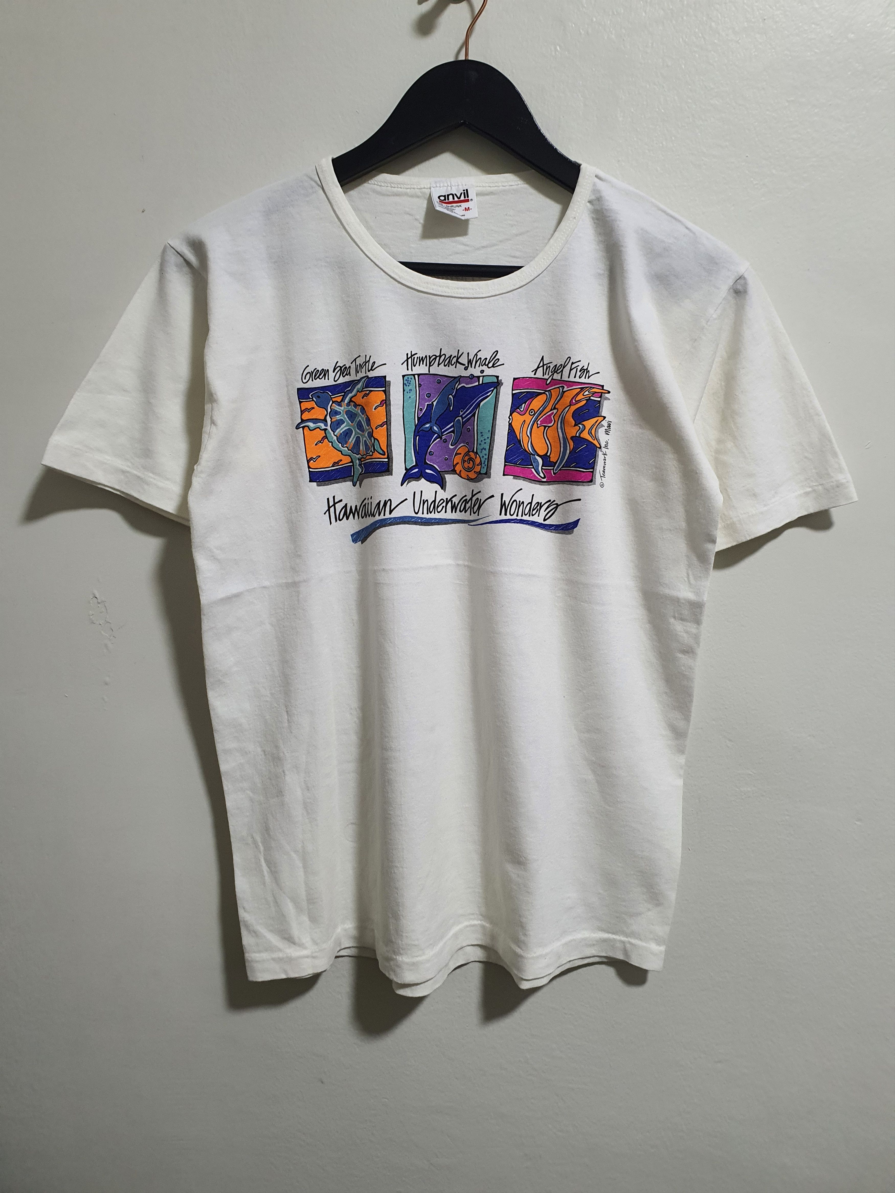 Anvil × Vintage VINTAGE HAWAII 19/25 ANVIL T-SHIRT Size US M / EU 48-50 / 2 - 1 Thumbnail