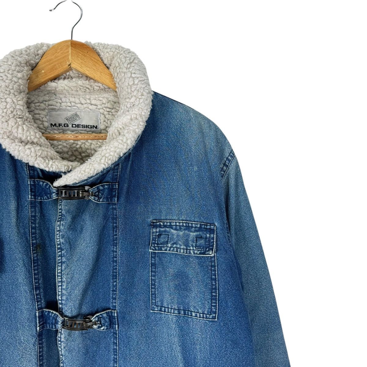 Marithe + Francois Girbaud 🔥80s MARITHE FRANCOIS GIRBAUD SLICK JEANS JACKET Size US M / EU 48-50 / 2 - 4 Thumbnail