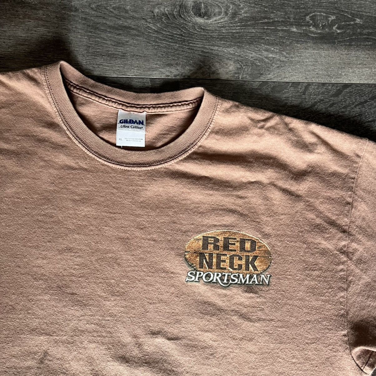 Vintage Vintage 2000s Red Neck Sportsman Electrician Parody T Shirt Size US XL / EU 56 / 4 - 4 Thumbnail