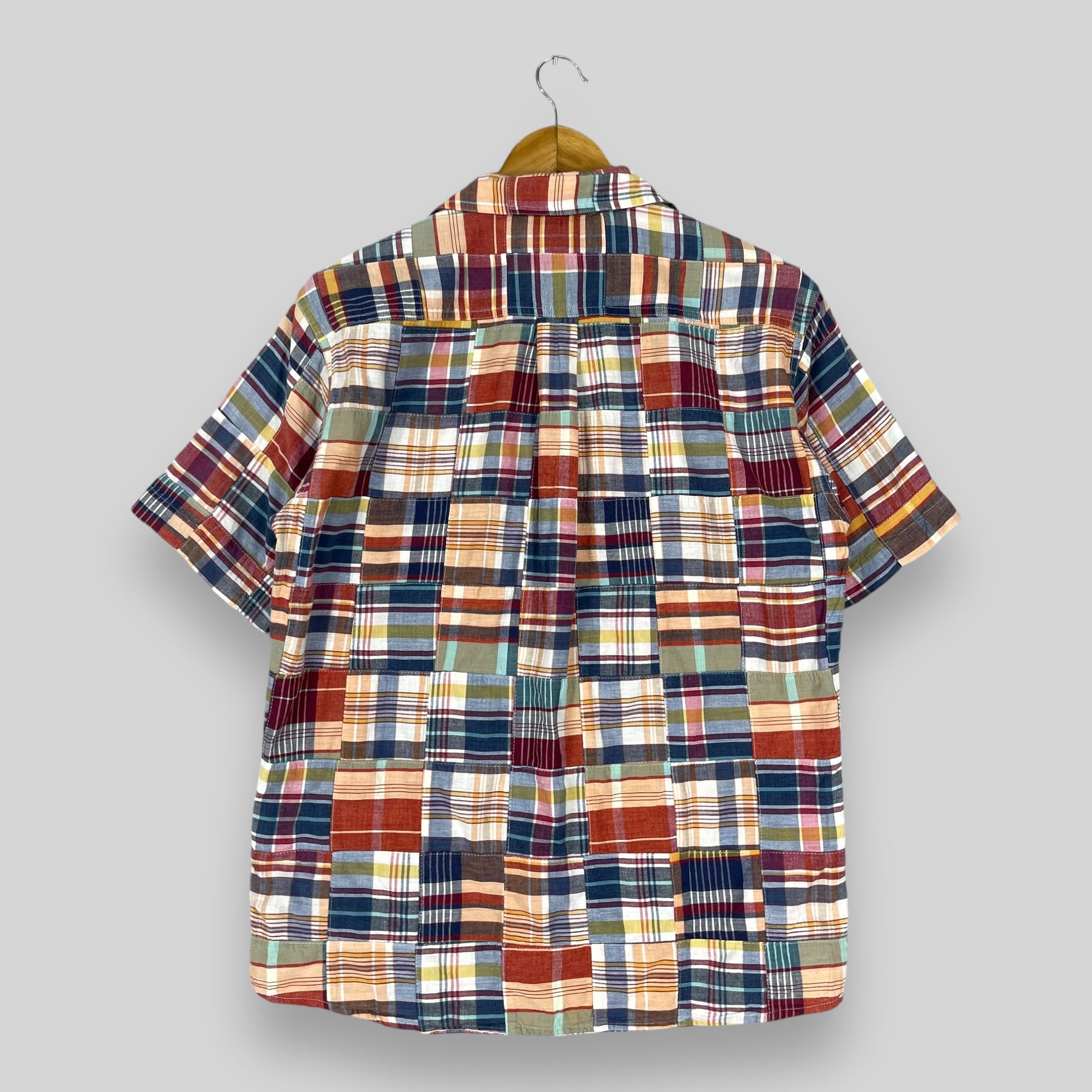 Eddie Bauer EDDIE BAUER Checkered Tartan Multicolor Patchwork Shirt Size US S / EU 44-46 / 1 - 7 Thumbnail