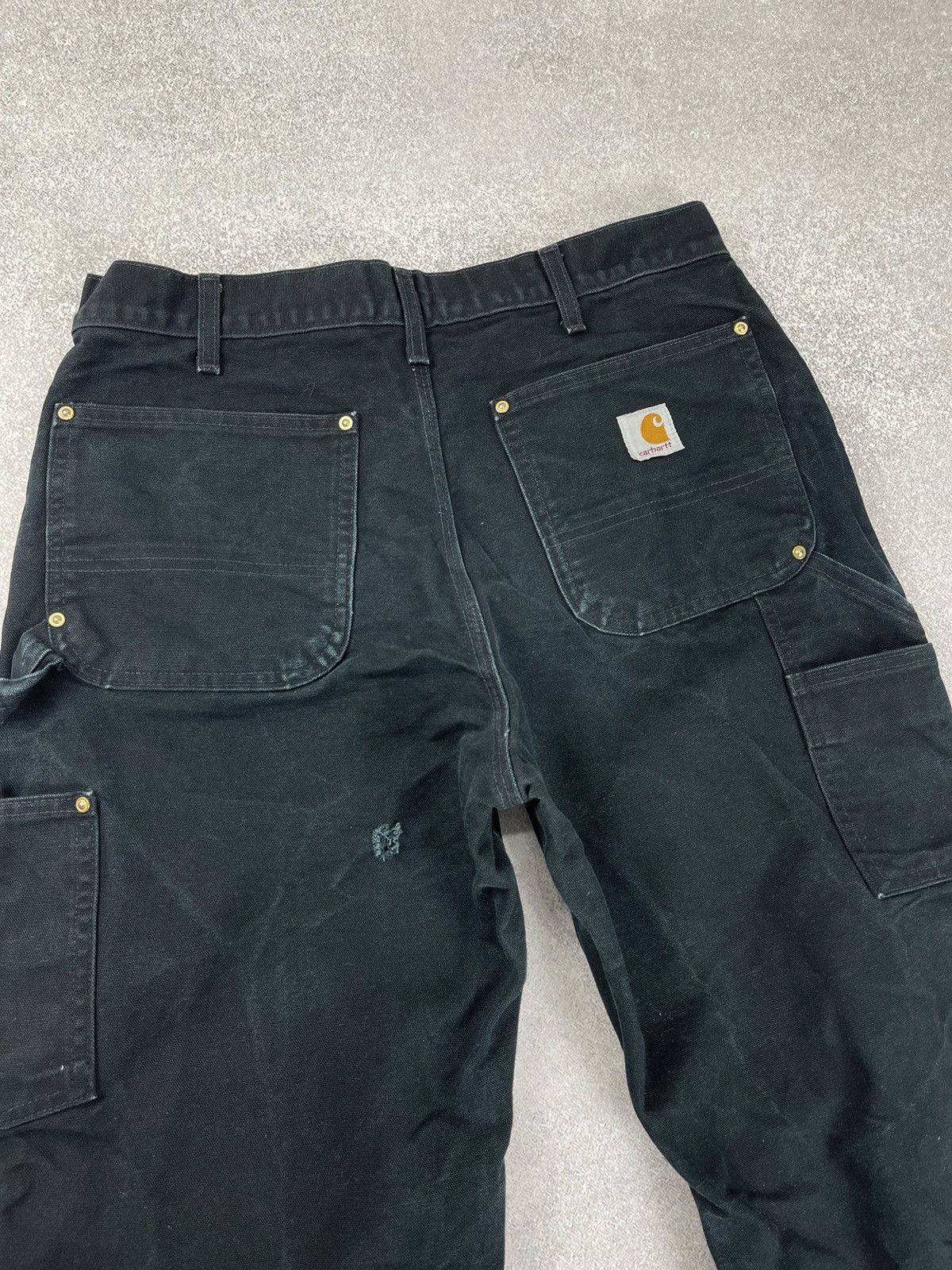 Carhartt × Vintage Vintage Carhartt B01 BLK Double Knee Distressed Pants Size US 32 / EU 48 - 11 Thumbnail