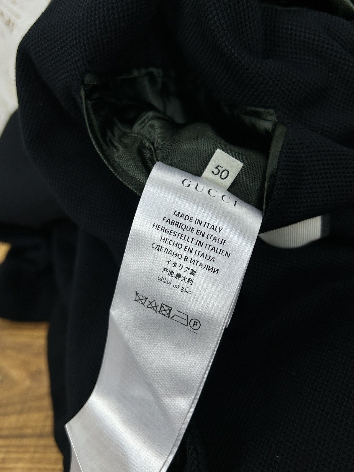 Gucci Gucci GG Ribbed Knit Emblem Embroidery Blazer Jacket Size US M / EU 48-50 / 2 - 13 Thumbnail