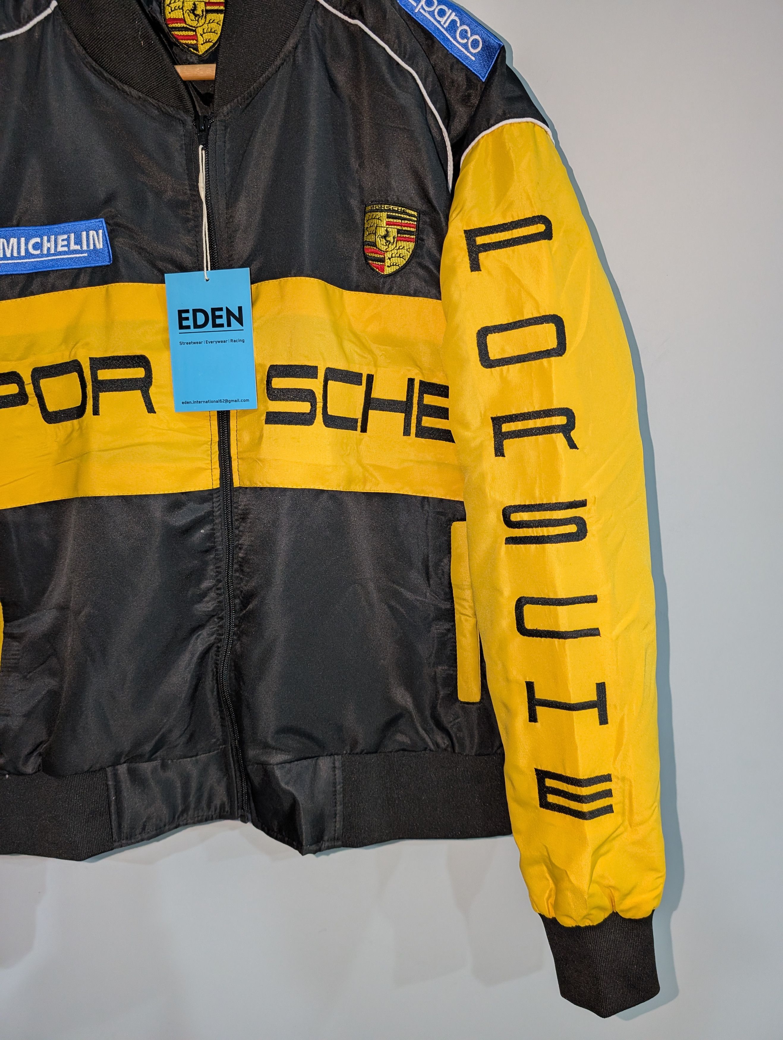 Vintage 🔥Porsche🔥F1 RACING JACKET 90s RETRO STREETWEAR Size M / US 6-8 / IT 42-44 - 5 Thumbnail