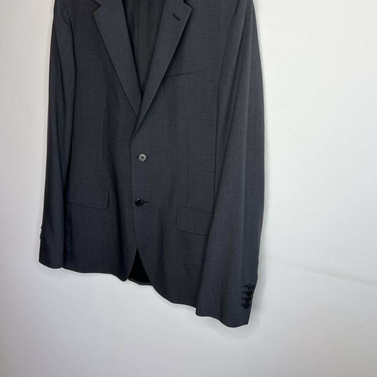 Prada Prada Black Wool Silk 2 Buttons Classic Blazer Light Jacket Size US M / EU 48-50 / 2 - 2 Thumbnail