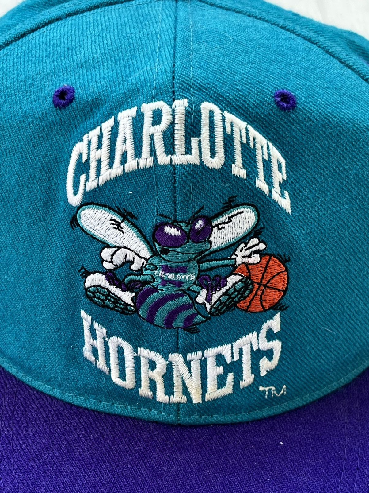 NBA × Vintage Vintage Charlotte Hornets Cap NBA 90s Rare Sportwear Hype Size ONE SIZE - 2 Thumbnail