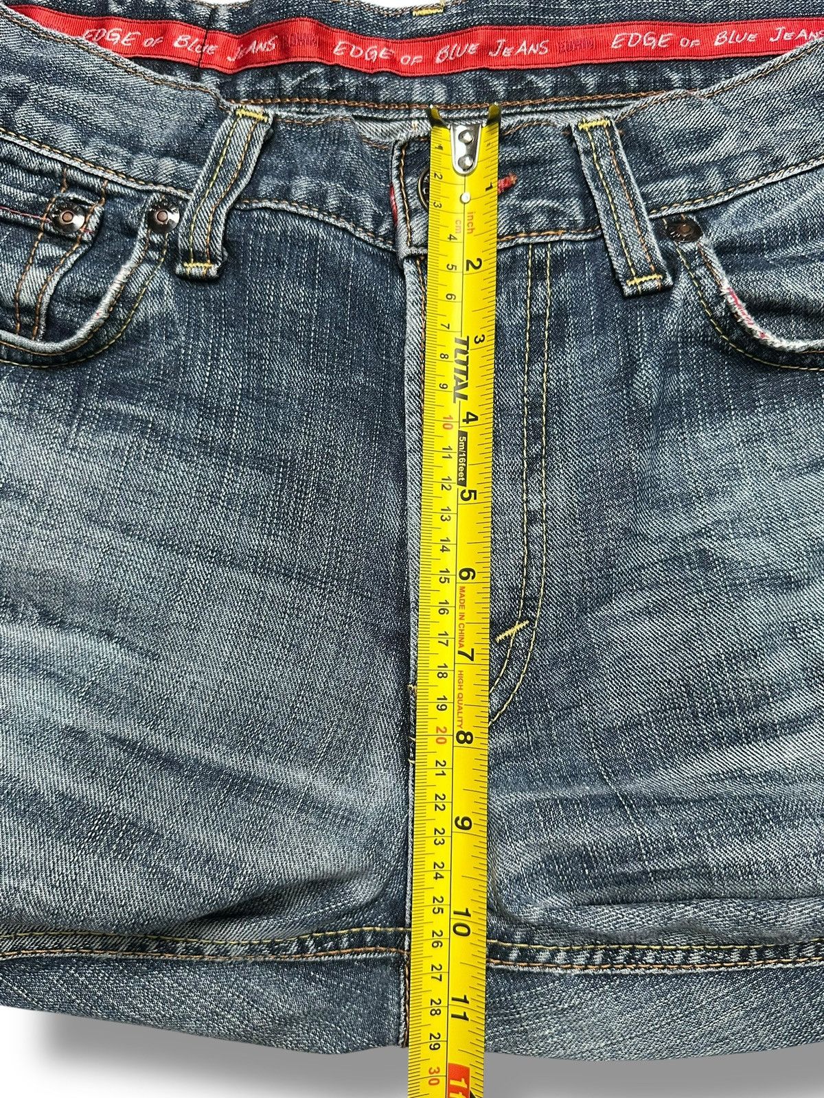 Edwin Edwin EDGE of BLUE JEANS Japan Straight Leg with Faded Wash Size US 35 - 19 Thumbnail
