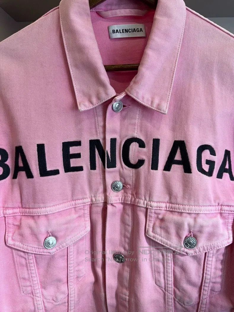 Balenciaga Balenciaga Pink Embroidered Jacket. Size US S / EU 44-46 / 1 - 5 Thumbnail