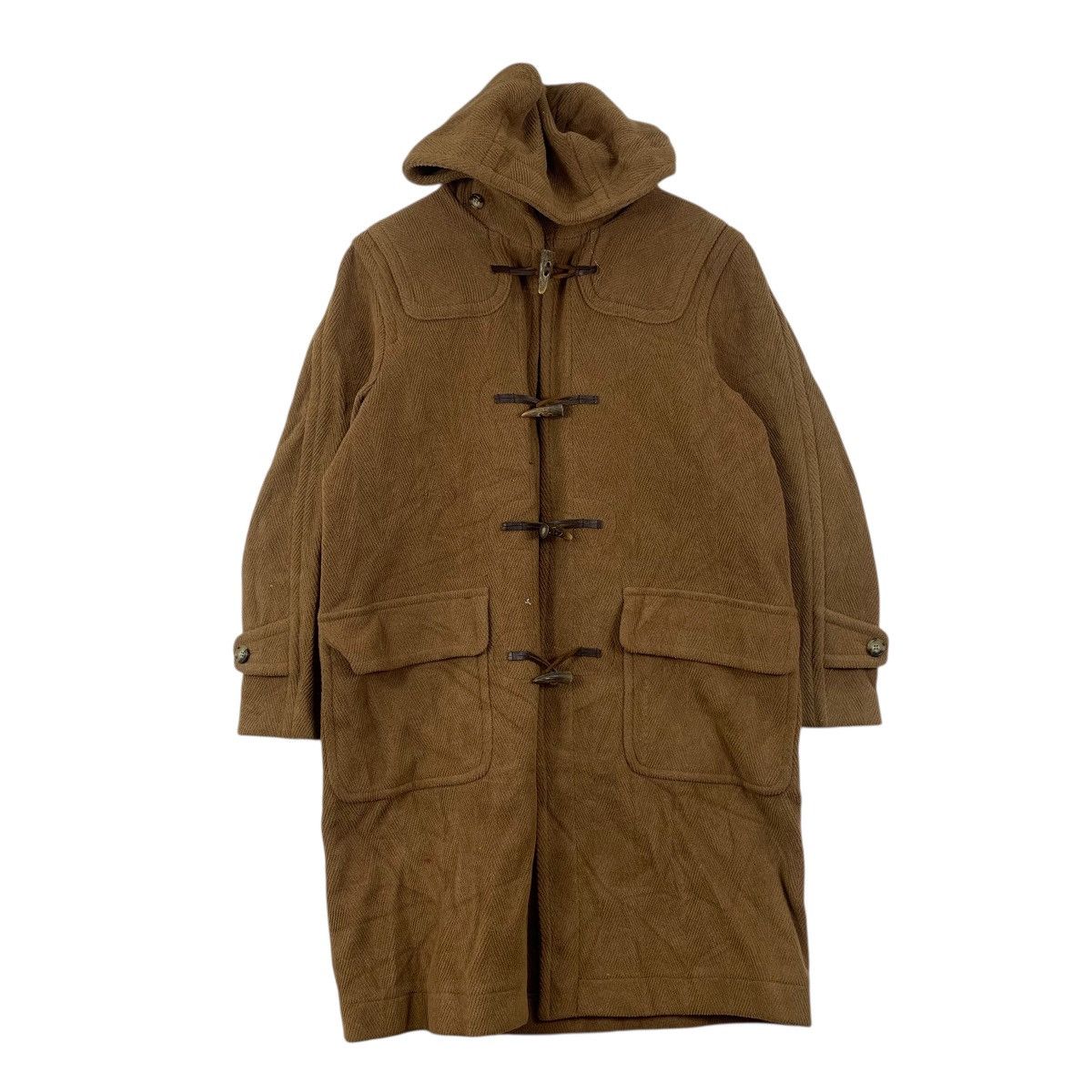 Vintage Vintage TESSUTO VALLOMBROSA x Flying Scotsman Duffle Coat Size L / US 10 / IT 46 - 1 Thumbnail