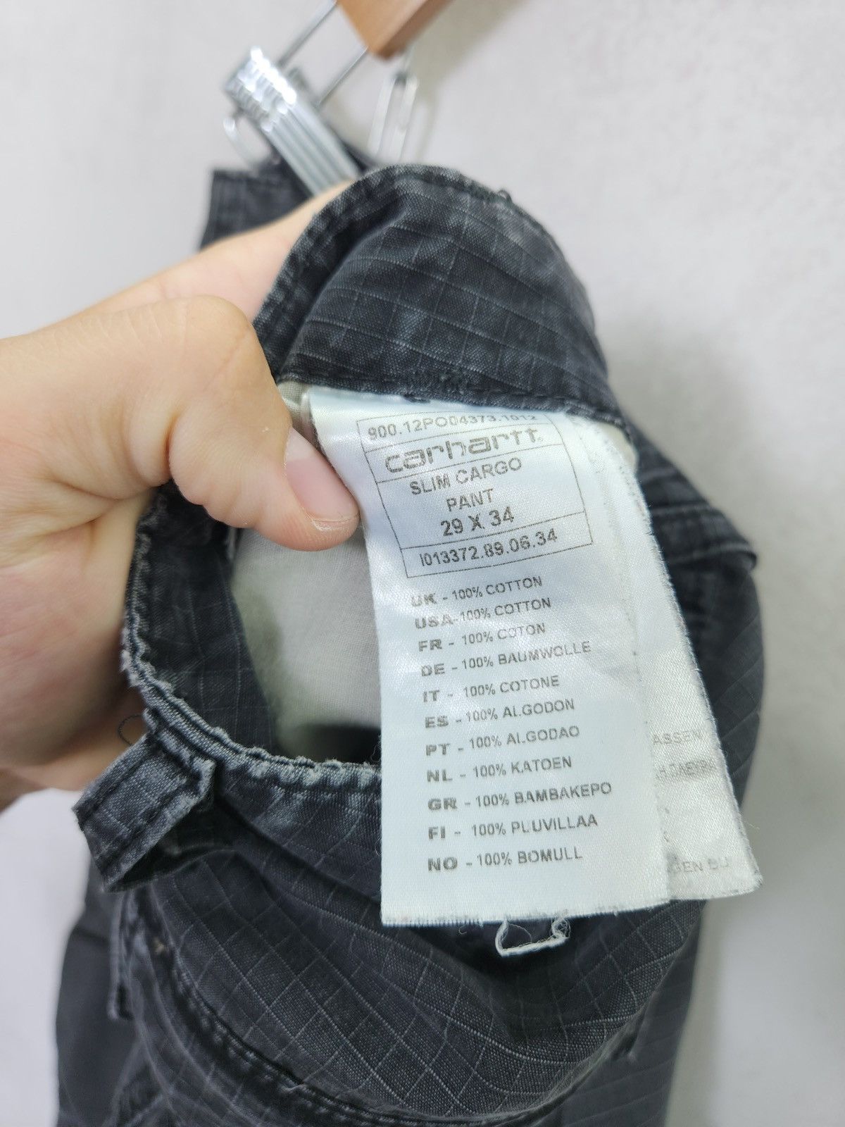 Carhartt × Carhartt Wip × Vintage Vintage 90s Carhartt Slim Cargo Pants distressed 29x32 Size US 29 - 13 Thumbnail