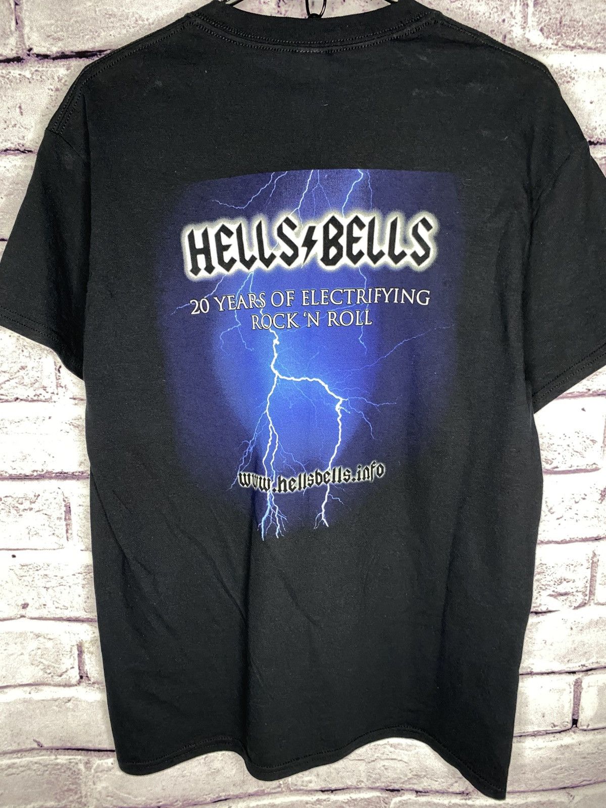 AC/DC Men's T-Shirt AC/DC Hells Bells Est 1996 A Tribute To Tee Size US M / EU 48-50 / 2 - 9 Thumbnail
