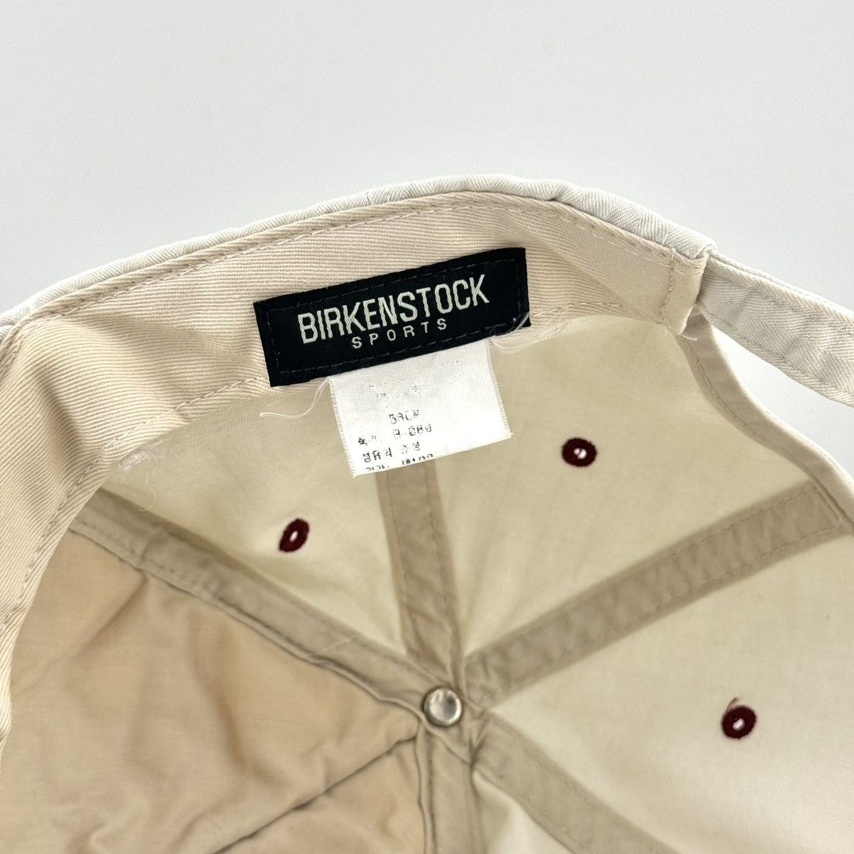 Birkenstock Vintage Birkenstock Distressed Baseball Cap Y2K Retro Design Size ONE SIZE - 8 Thumbnail