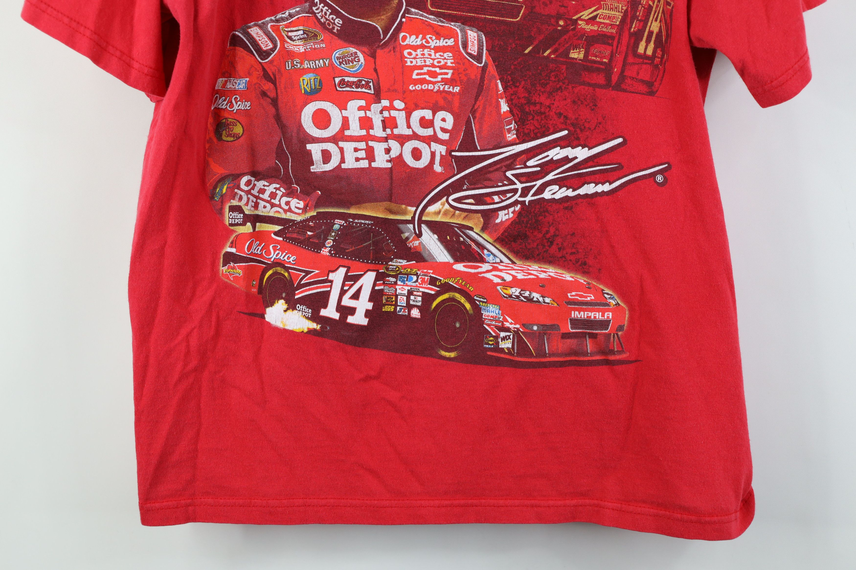 Vintage Vintage Y2K NASCAR Stewart Racing All Over Print T-Shirt Size US M / EU 48-50 / 2 - 3 Thumbnail