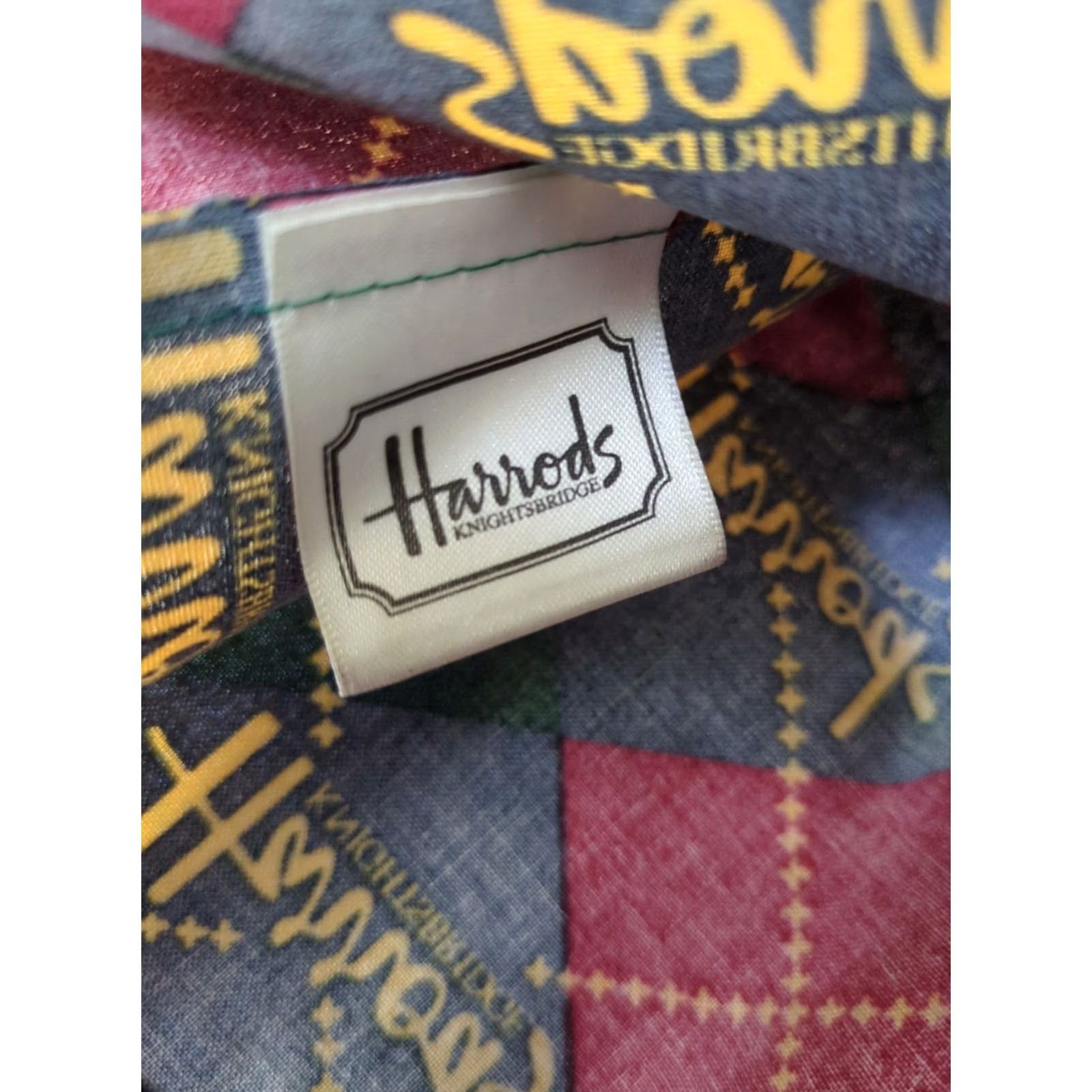 Harrods Harrods Knightsbridge PVC Argyle Logo Tote Bag Medium UK Women Size ONE SIZE - 6 Thumbnail