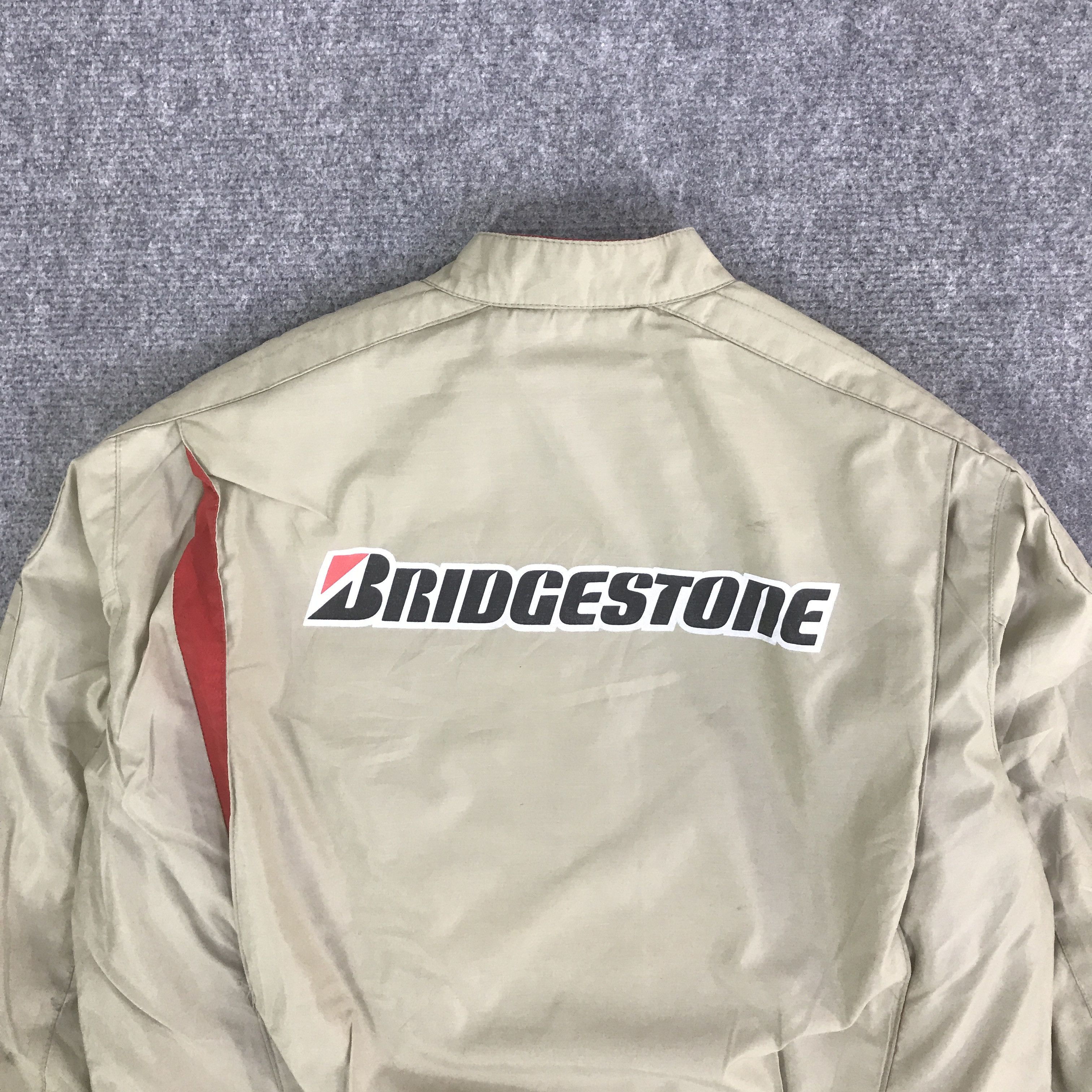 Japanese Brand VTG BRIDGESTONE RACING BOMBER JACKET K128B1 Size US L / EU 52-54 / 3 - 4 Thumbnail