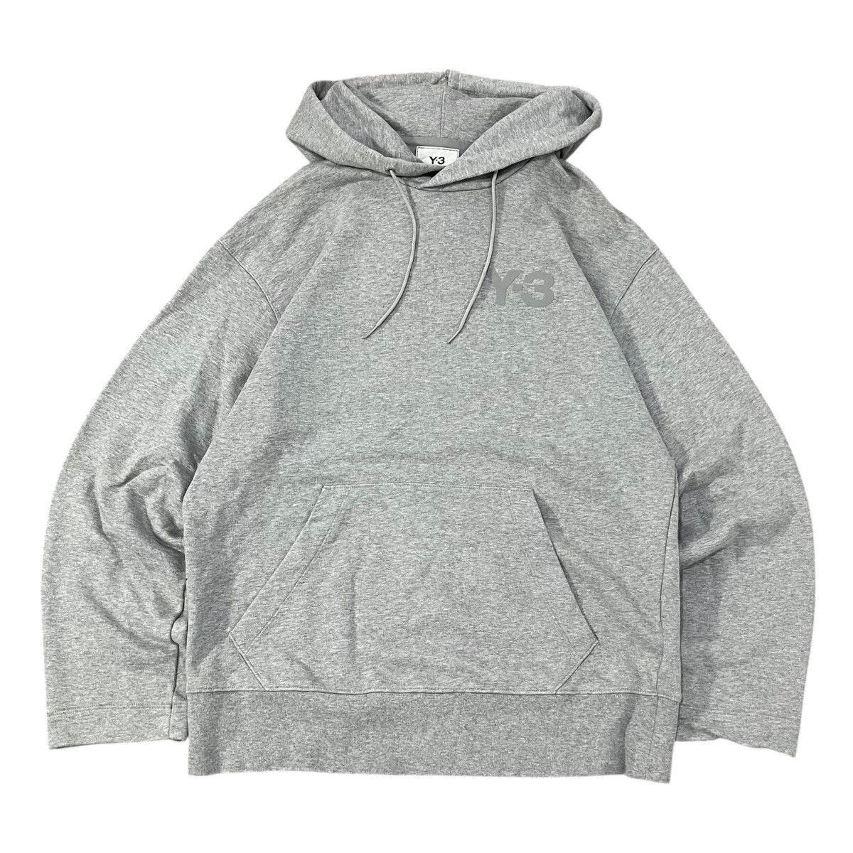 【関税&送料込】Adidas Y-3 Grey Hoodie Adidas Y-3 Logo Zip Charcoal Solid Grey Hoodie – CASTELLOSTORE