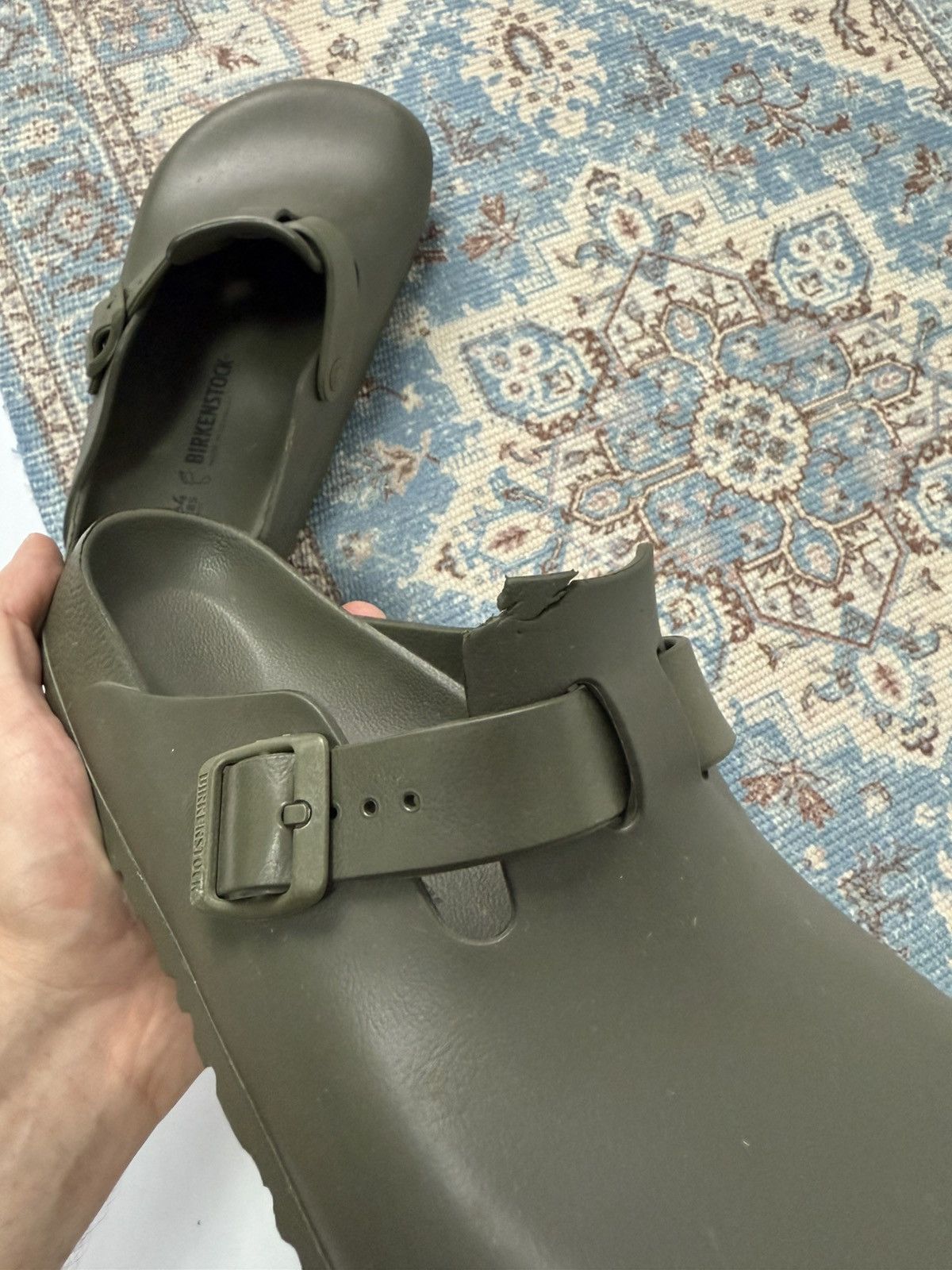 Birkenstock Birkenstock Boston Rubber Khaki Sandals Size US 10 / EU 43 - 7 Thumbnail