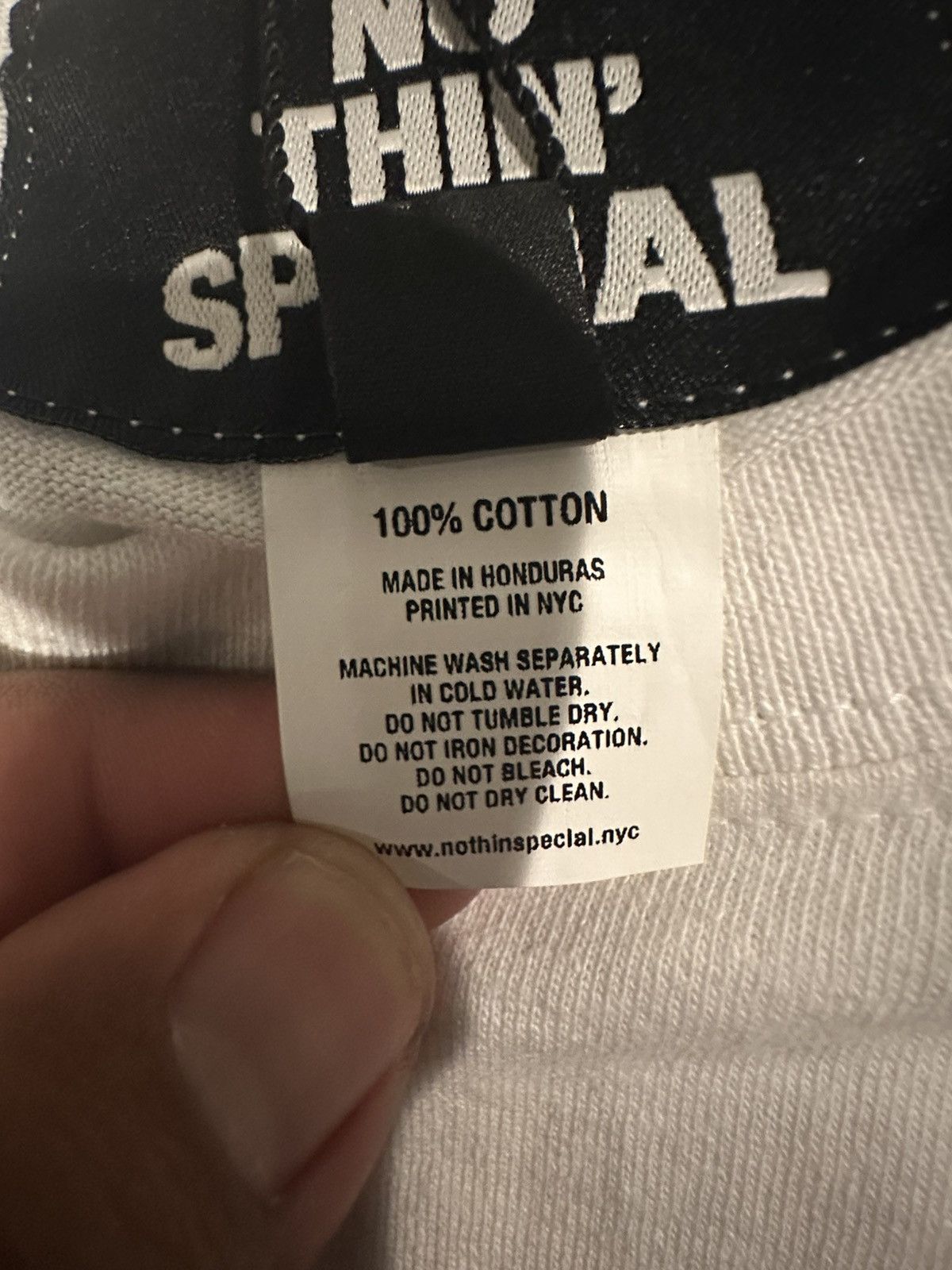 Nothin'Special No’thin Special Built From Nothing Tee F/W19 Size US M / EU 48-50 / 2 - 4 Thumbnail