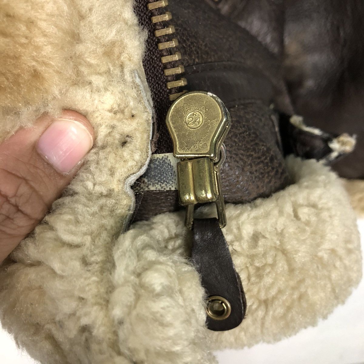 Vintage Vintage Genuine Leather Jacket Shearling Zufolo Issey Miyake Size US L / EU 52-54 / 3 - 18 Thumbnail