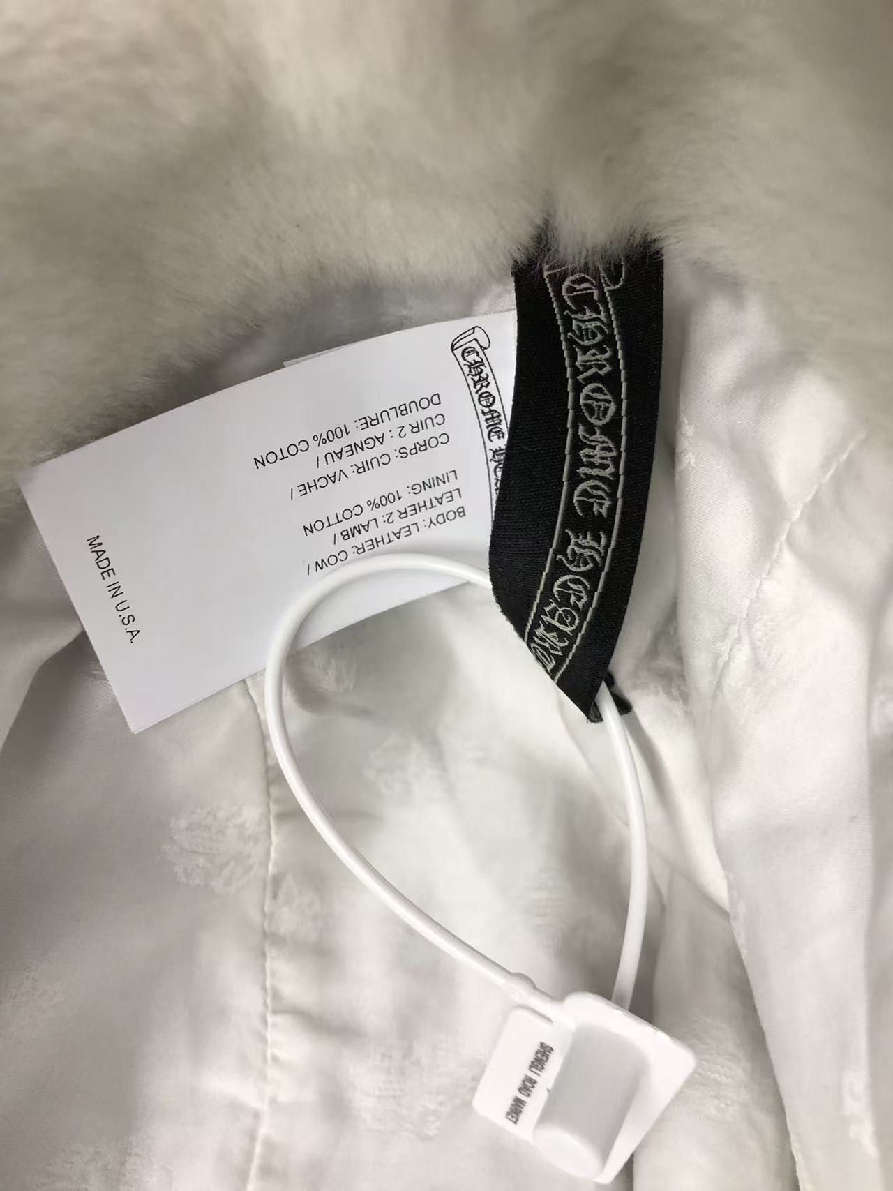 Chrome Hearts Chrome Hearts Silver Button White Fur Hat With Ear Flaps Size ONE SIZE - 10 Thumbnail