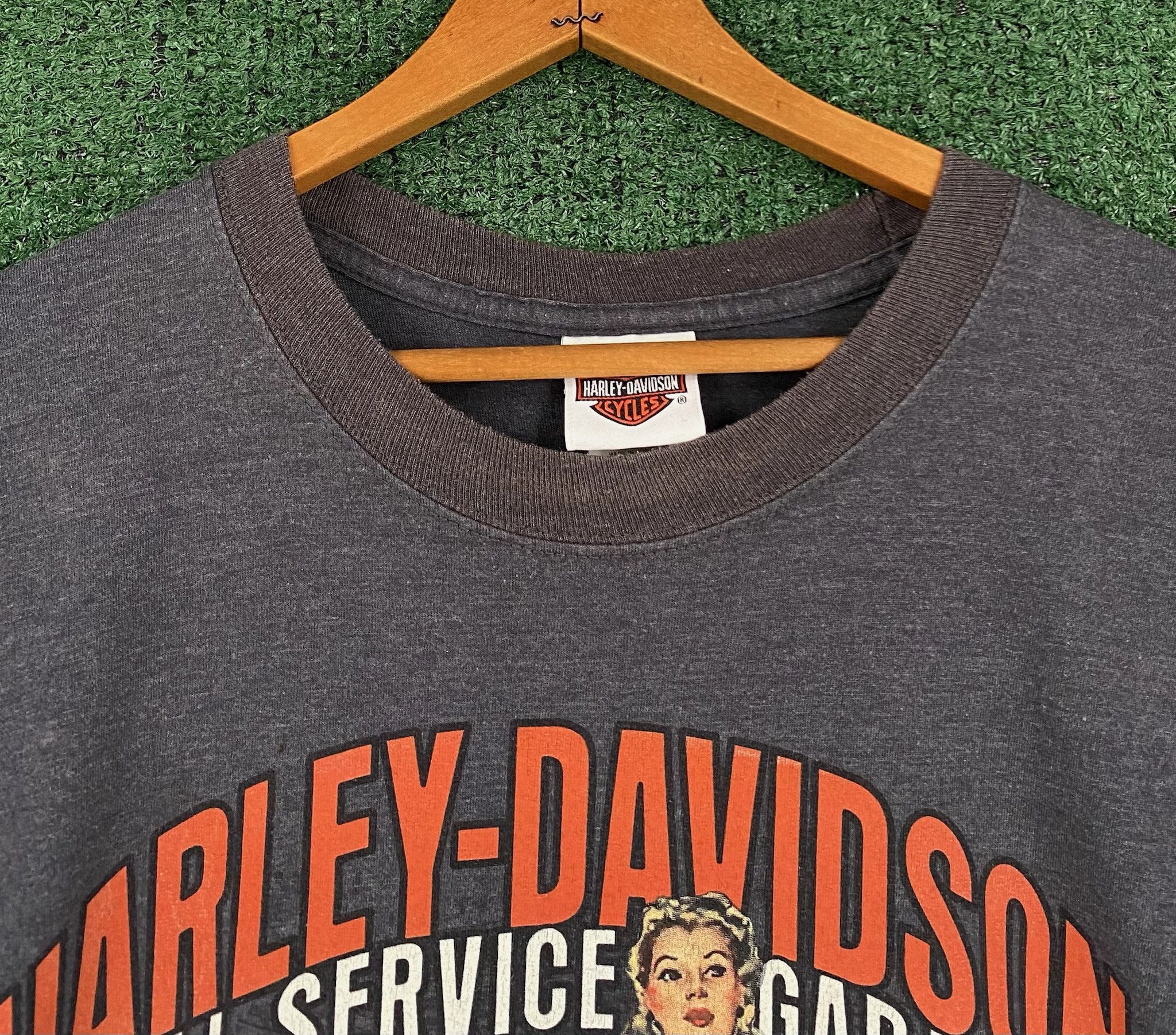Harley Davidson Harley Davidson Nashville Full Service Pinup T-Shirt XL Size US XL / EU 56 / 4 - 5 Thumbnail