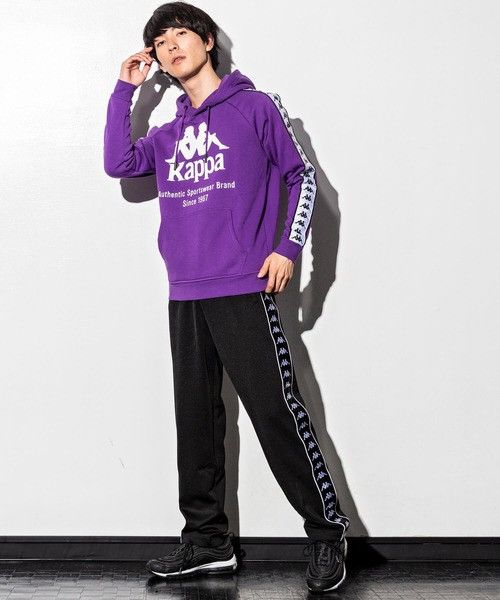 Kappa Big Logo Kappa Purpe Hoodie With Side Logo Size US L / EU 52-54 / 3 - 2 Thumbnail