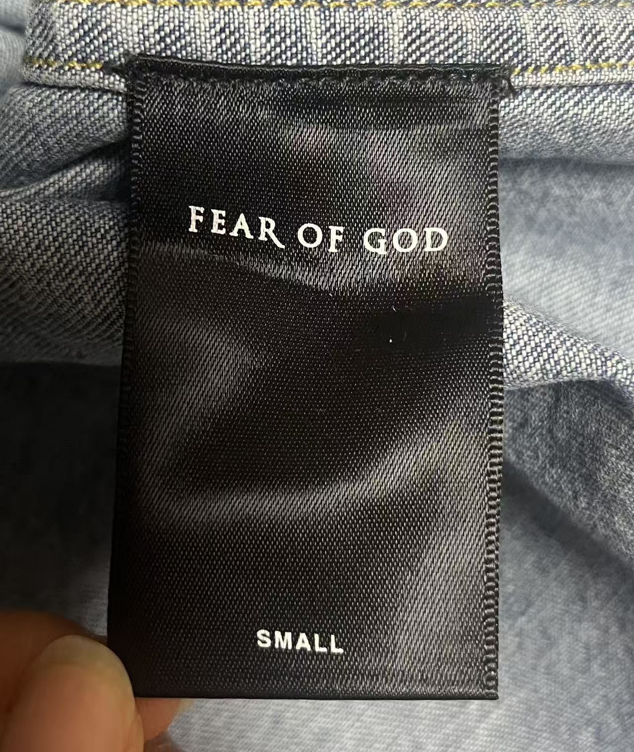 Fear of God denim fifth 5th shirt Size US S / EU 44-46 / 1 - 4 Thumbnail
