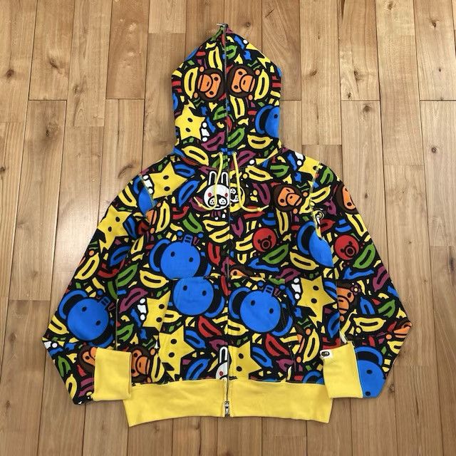 Bape BAPE Animal Safari Banana Milo Full Zip Hoodie a bathing ape Size US S / EU 44-46 / 1 - 1 Thumbnail