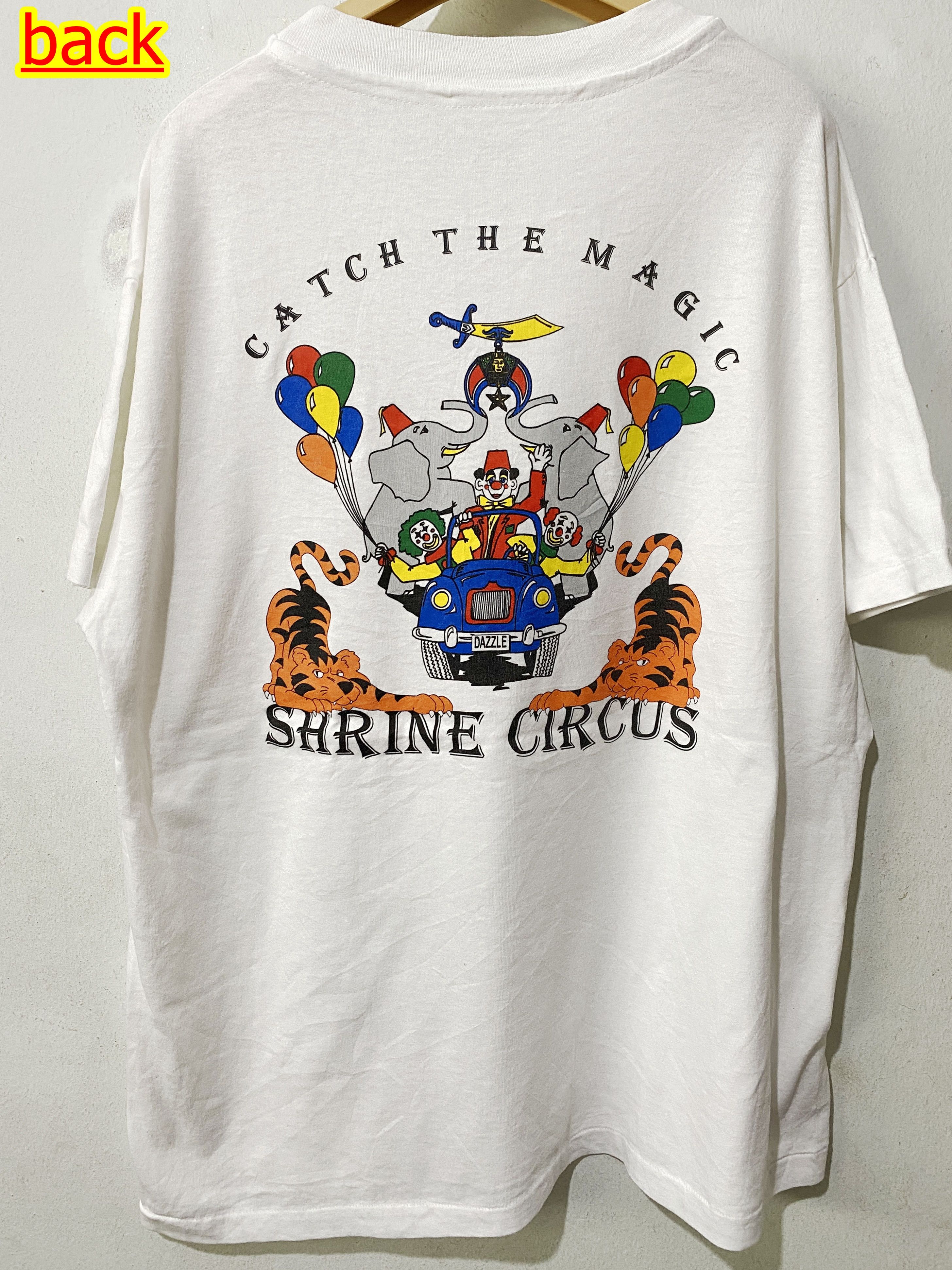 Vintage Vintage 90s Shrine Circus Shirt Size US XL / EU 56 / 4 - 1 Thumbnail