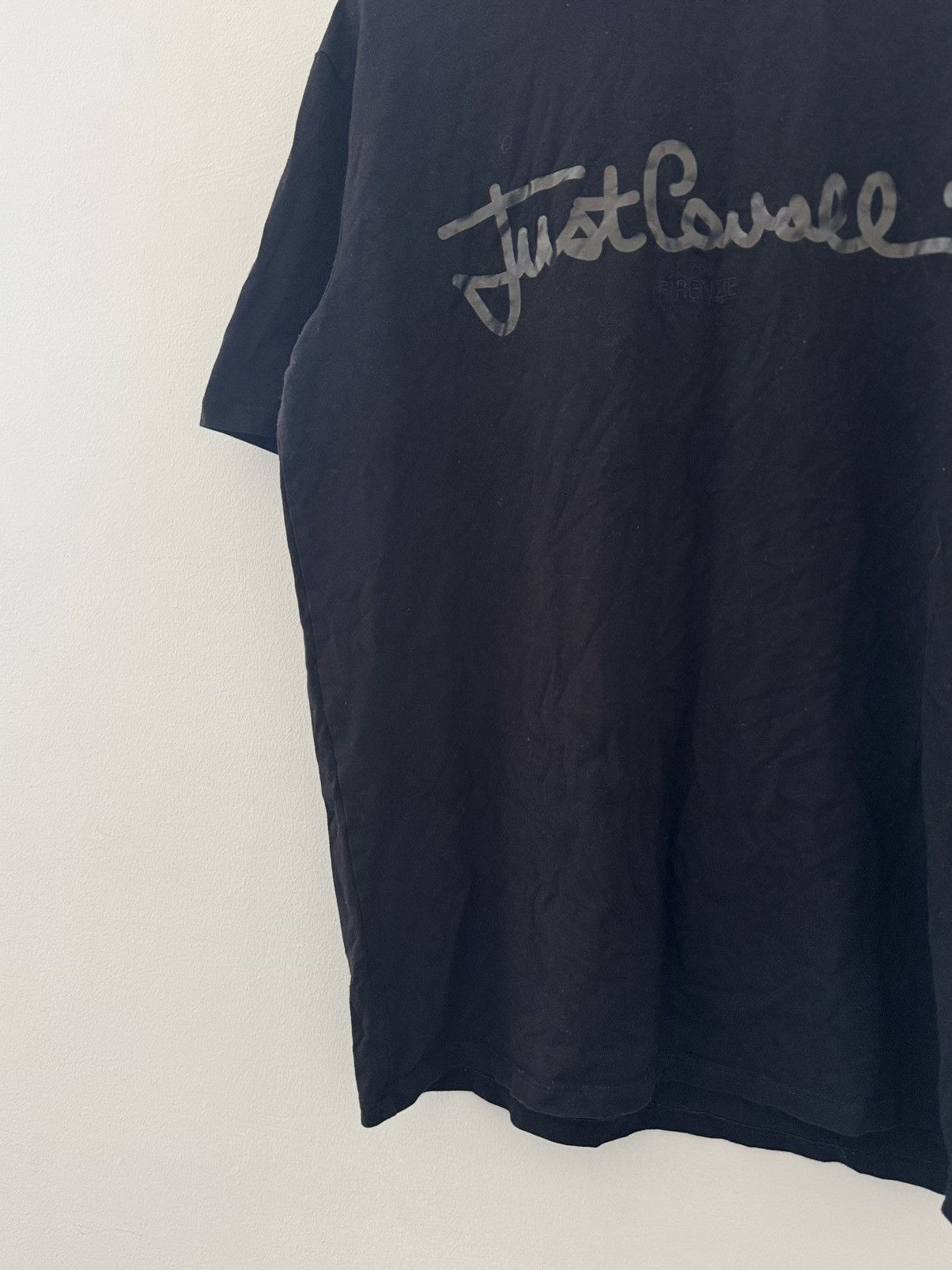 Just Cavalli × Roberto Cavalli × Vintage Just Cavalli Big Logo T-Shirt Size XXL / US 16-18 / IT 52-54 - 4 Thumbnail