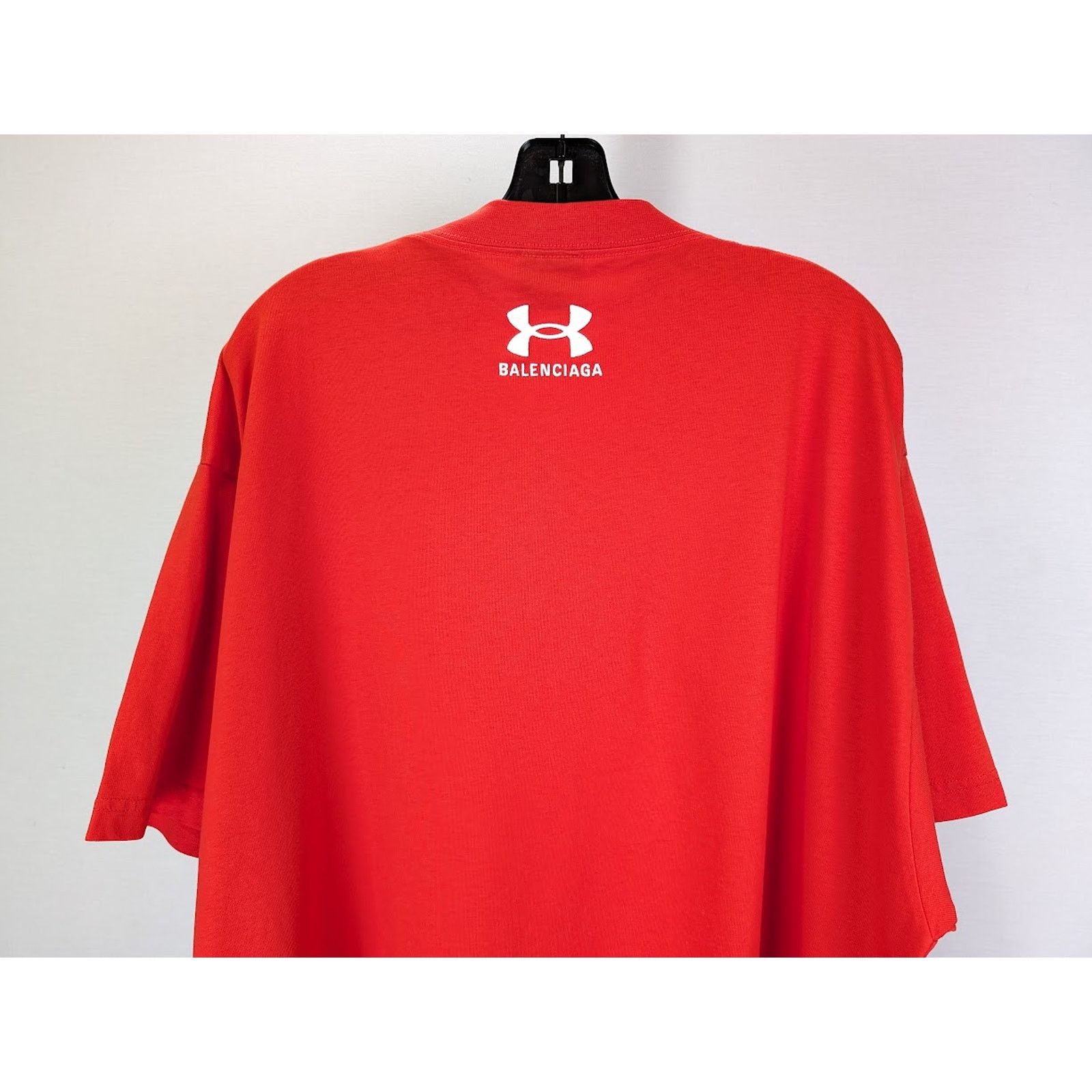 Balenciaga × Under Armour o1rshd1 T-Shirt Vintage Jersey in Red/White Size US XXL / EU 58 / 5 - 11 Thumbnail