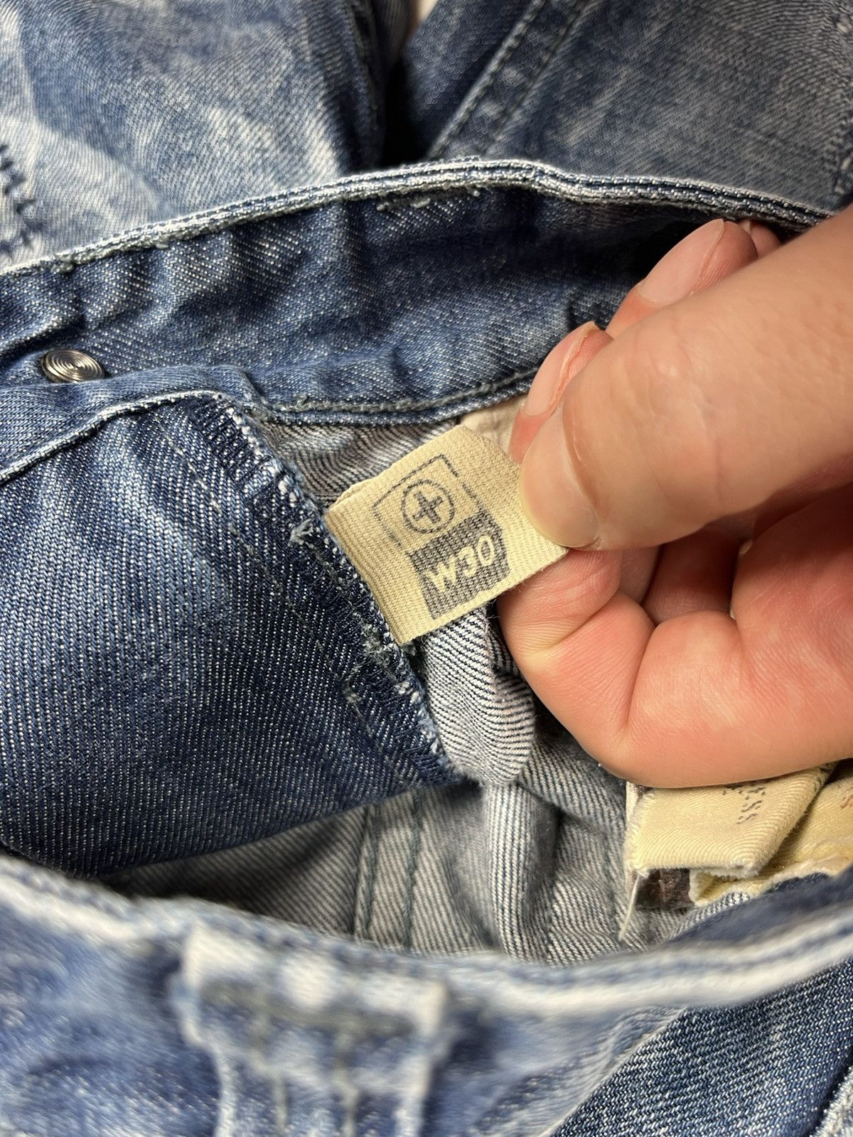 Japanese Brand Tough jeansmith patchwork distressed denim jeans Size US 30 / EU 46 - 10 Thumbnail