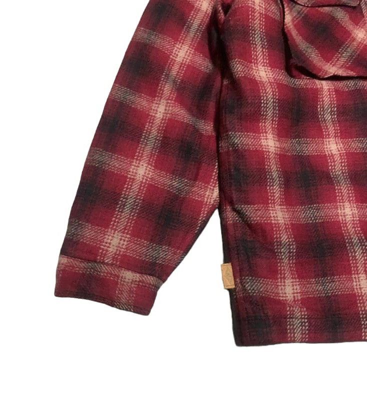 Vintage Vintage 70s Bear Plaid Wool Zipper Ups Jacket Size US L / EU 52-54 / 3 - 3 Thumbnail