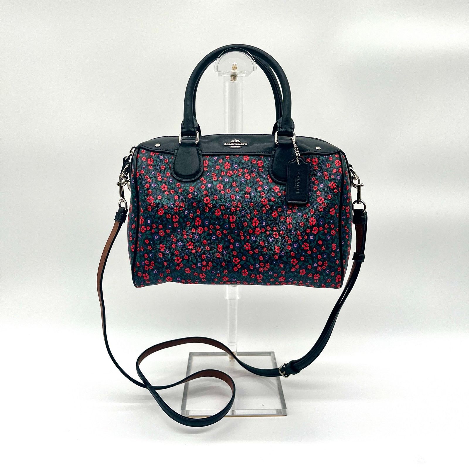 Coach COACH Leather Satchel Mini Bennett Floral Ranch RETAILS $295 Size ONE SIZE - 1 Thumbnail