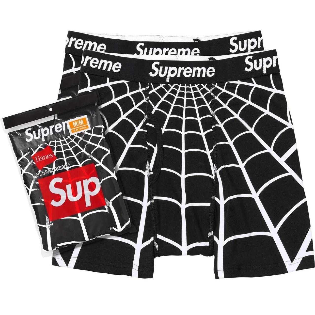 Hanes × Supreme Supreme/Hanes Boxers size XL 2 pack (Black/ White