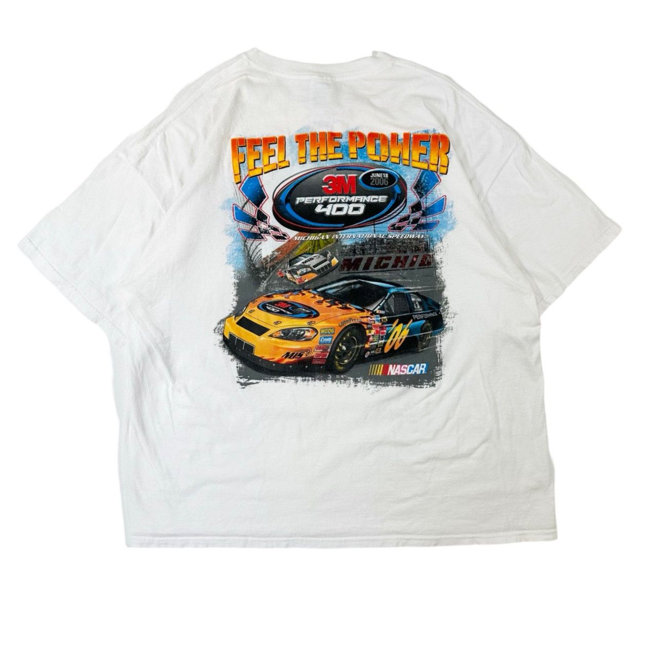 Vintage Vintage 2006 3M Feel the Power Graphic Racing T Shirt Size US XXL / EU 58 / 5 - 4 Thumbnail