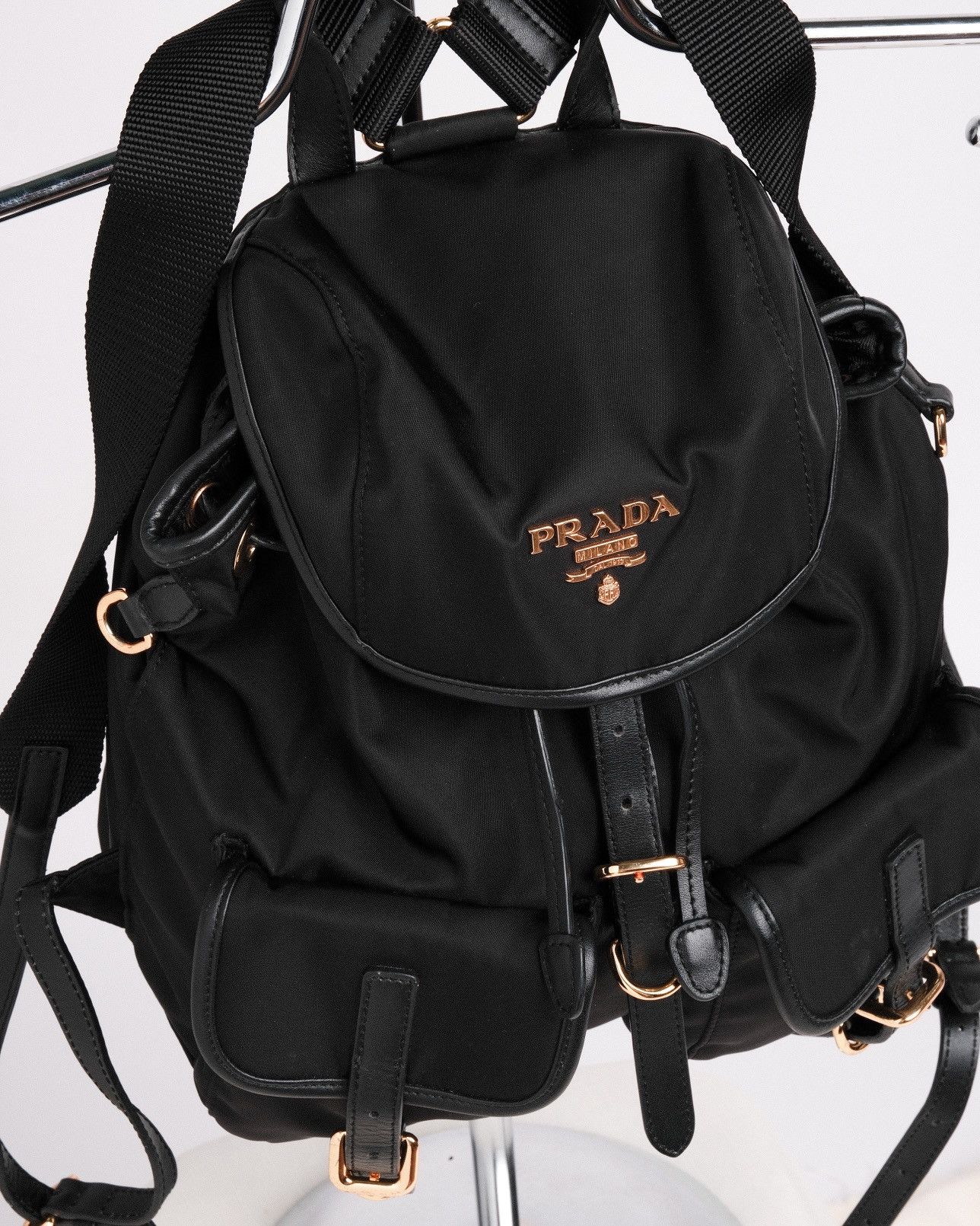 Prada PRADA Nylon Backpack Size ONE SIZE - 2 Thumbnail