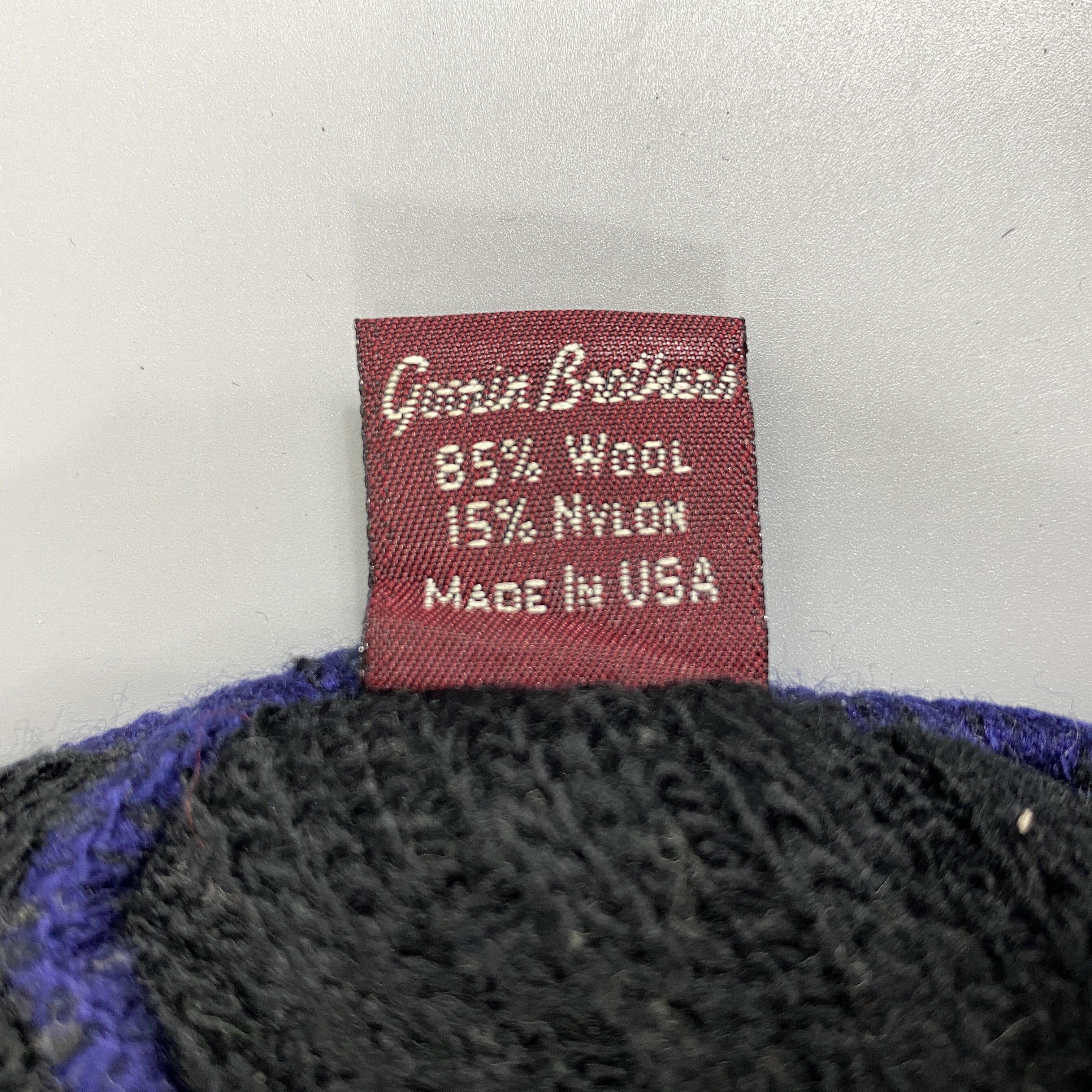 Japanese Brand GB White Lined Beanie Hats -BN969 Size ONE SIZE - 9 Thumbnail