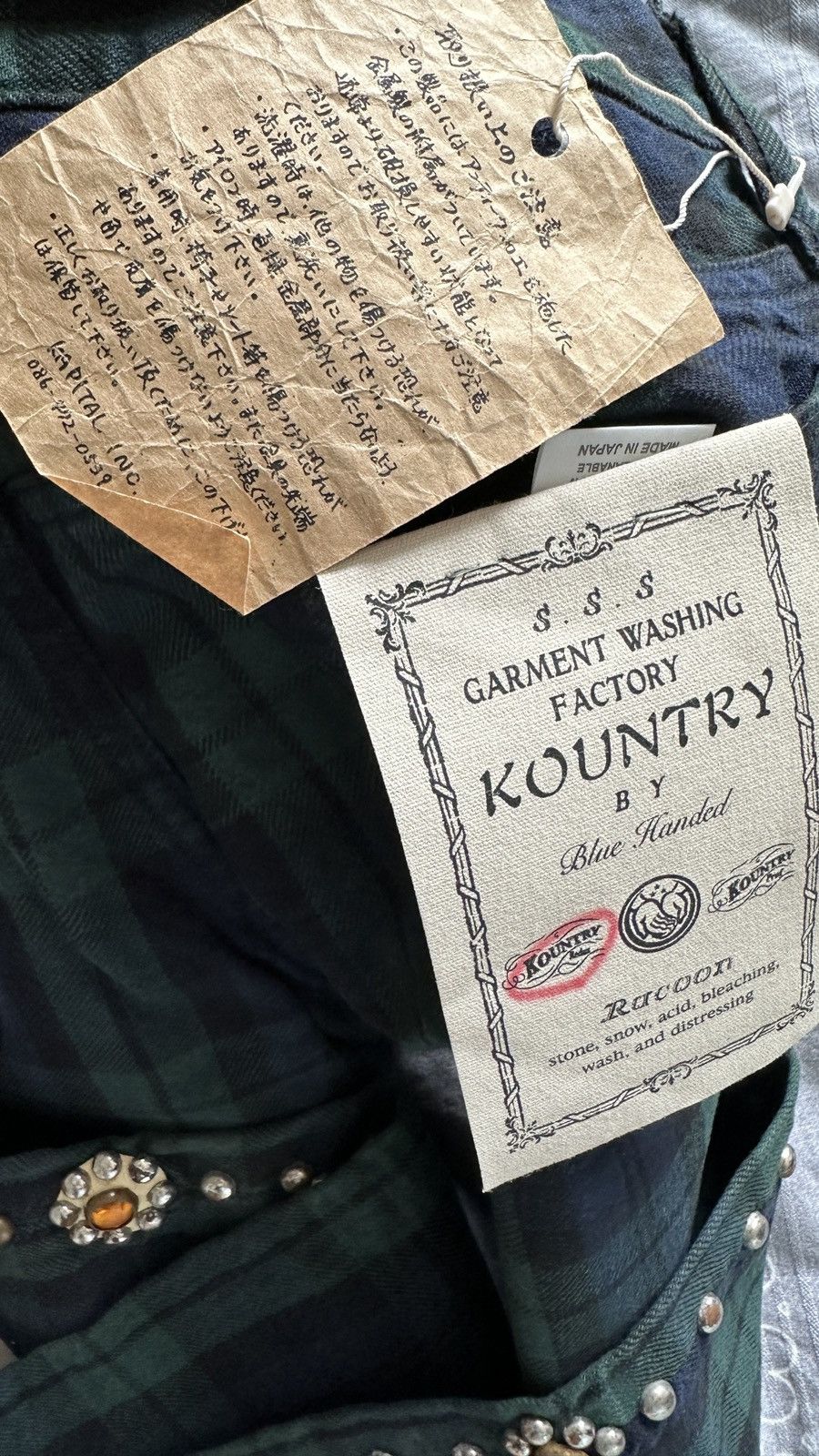 Kapital Kountry Kapital OG Gem Stons Denim Jeans Size US 28 / EU 44 - 8 Thumbnail