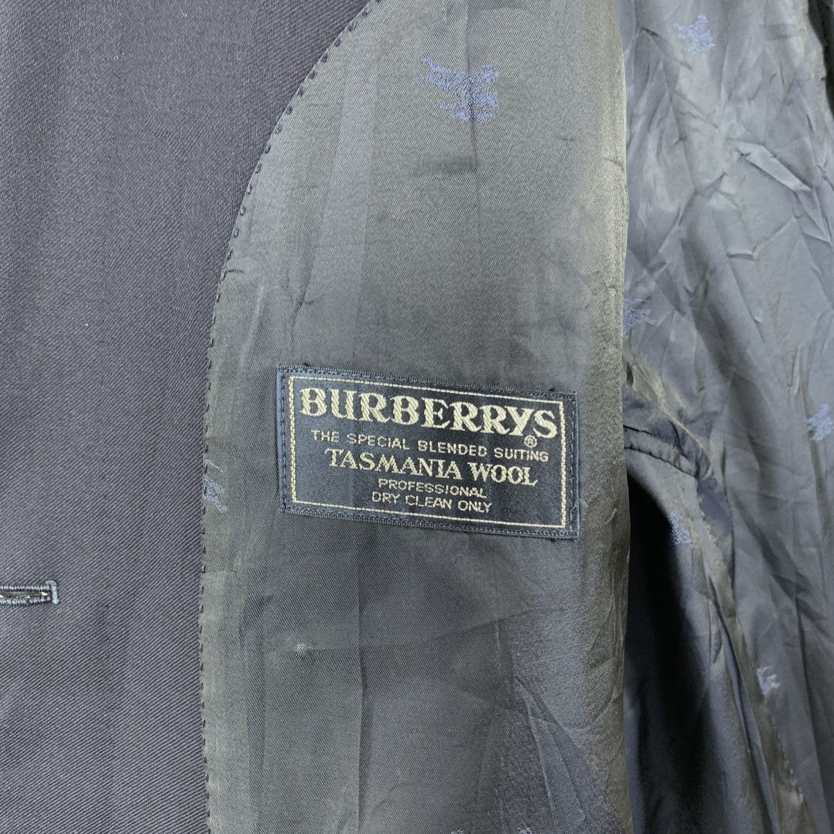 Burberry Vintage 90s BURBERRYS LONDON Tasmania Wool Plain Wool Coat Size US M / EU 48-50 / 2 - 6 Thumbnail